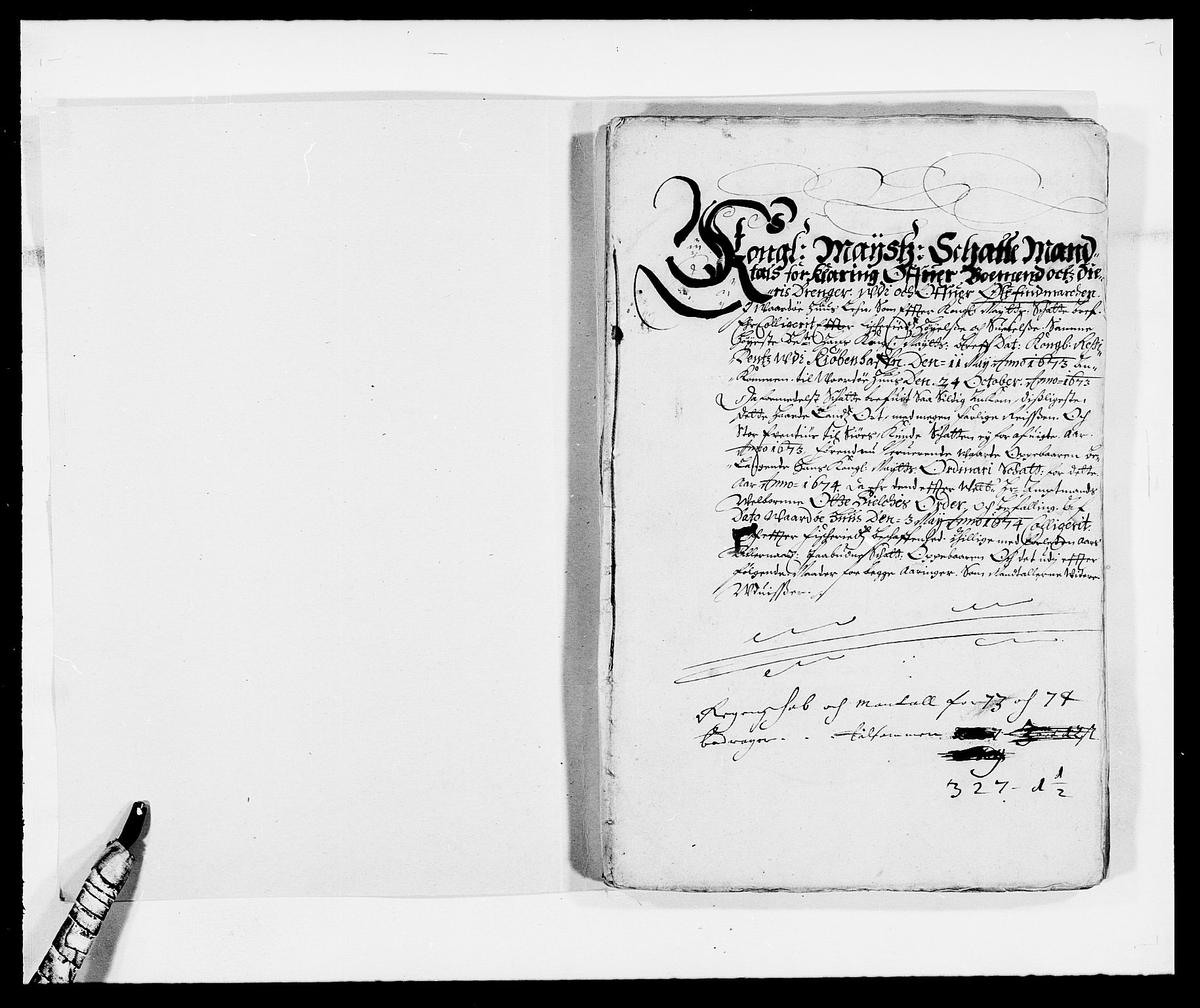 Rentekammeret inntil 1814, Reviderte regnskaper, Fogderegnskap, RA/EA-4092/R69/L4849: Fogderegnskap Finnmark/Vardøhus, 1661-1679, p. 277