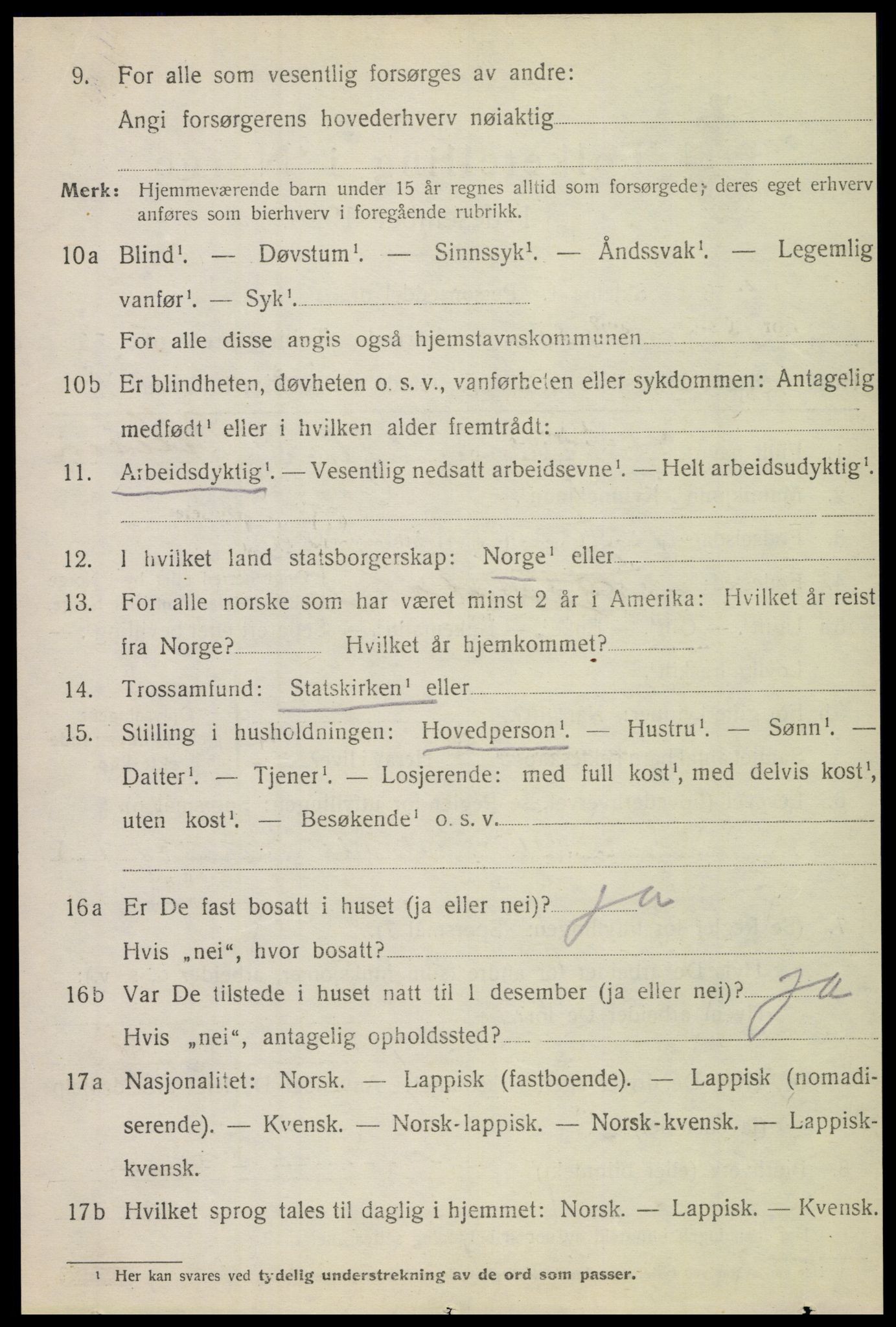 SAT, 1920 census for Bindal, 1920, p. 3304