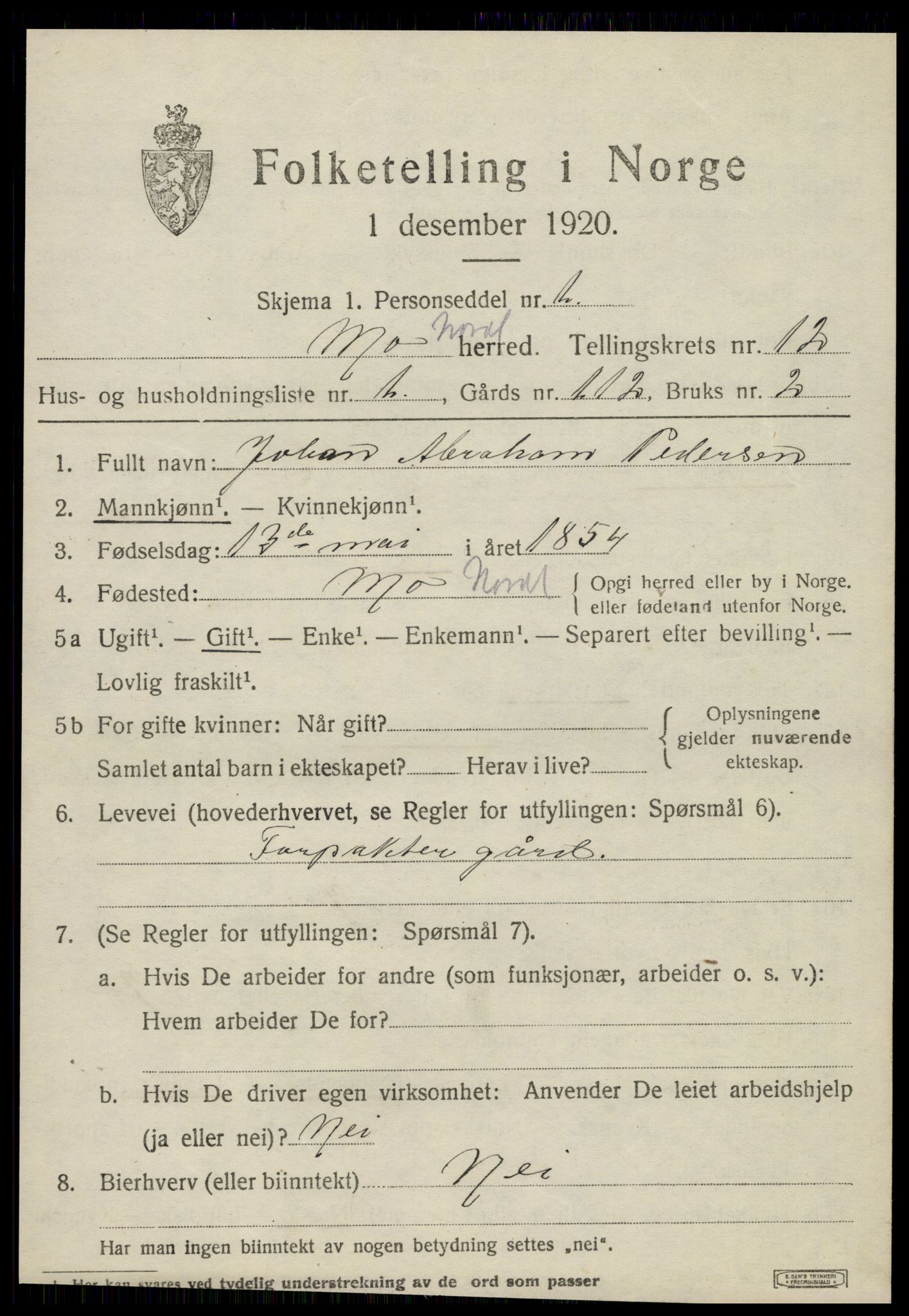 SAT, 1920 census for Mo, 1920, p. 10395