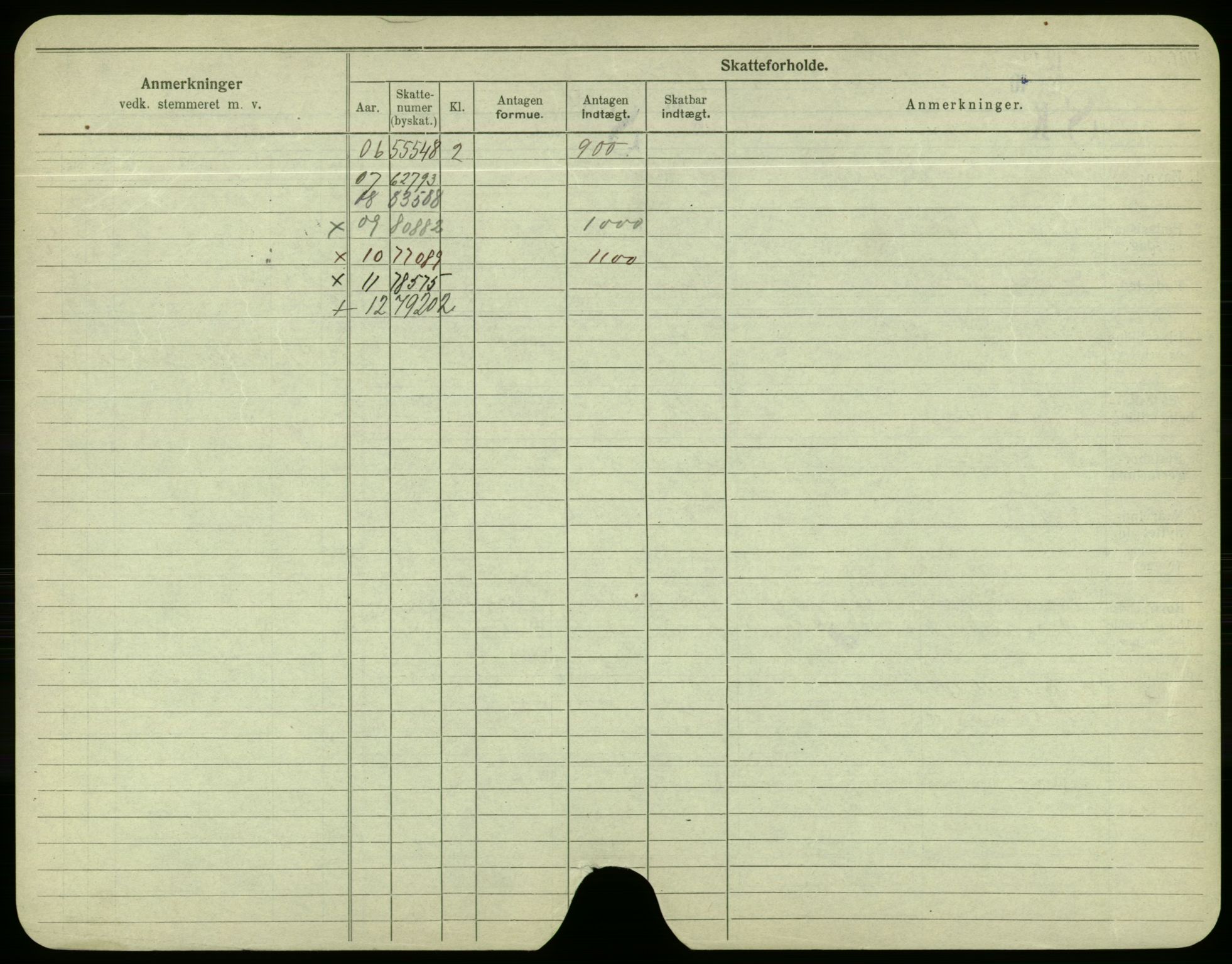 Oslo folkeregister, Registerkort, SAO/A-11715/F/Fa/Fac/L0003: Menn, 1906-1914, p. 1126b