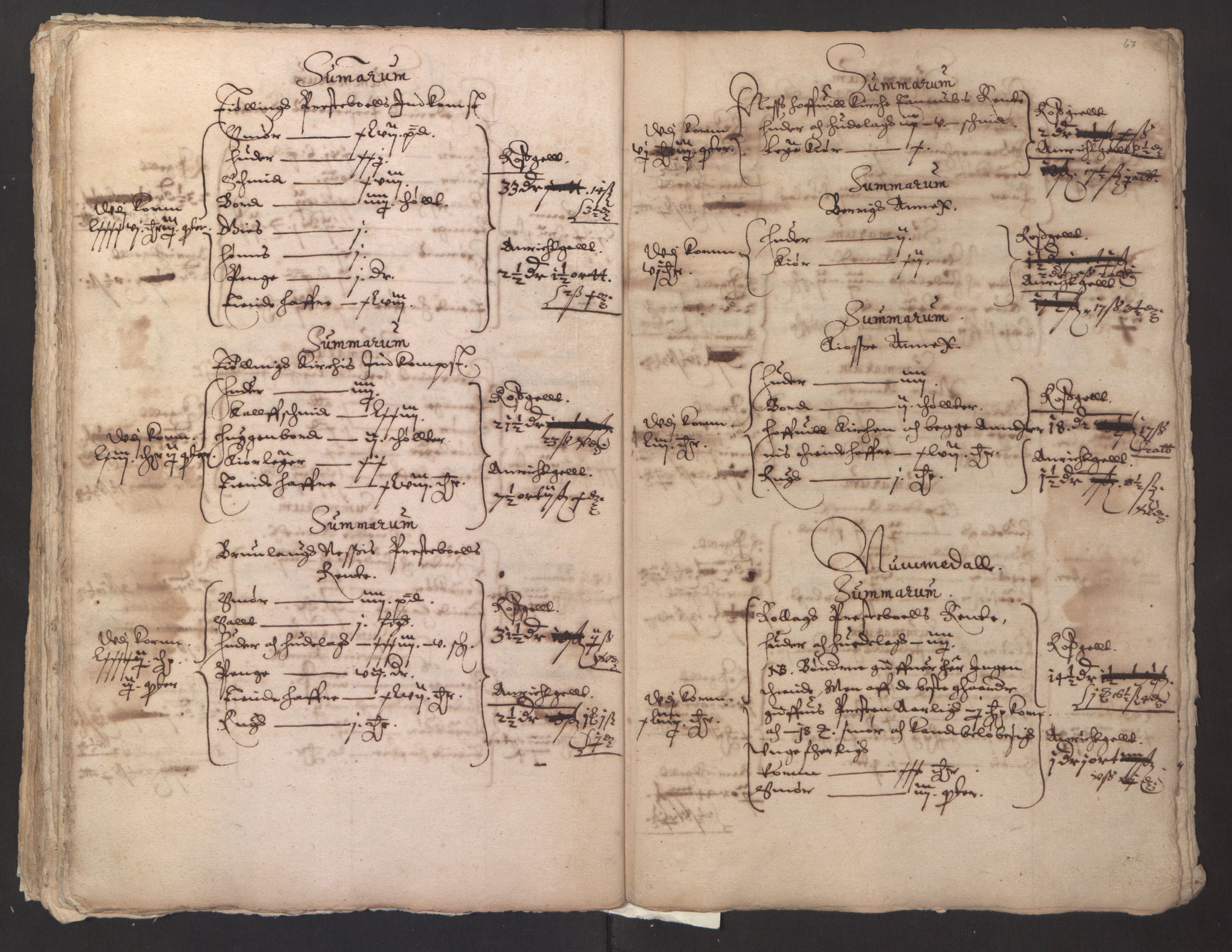 Stattholderembetet 1572-1771, AV/RA-EA-2870/Ek/L0014/0001: Jordebøker til utlikning av rosstjeneste 1624-1626: / Kirke- og prestebolsinntekter i Oslo og Hamar bispedømme, 1625-1626, p. 69