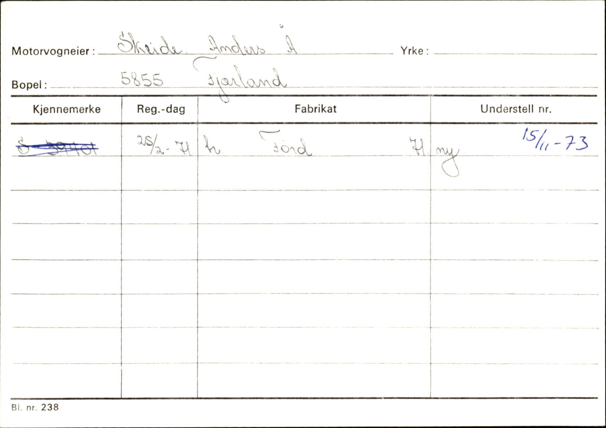 Statens vegvesen, Sogn og Fjordane vegkontor, AV/SAB-A-5301/4/F/L0132: Eigarregister Askvoll A-Å. Balestrand A-Å, 1945-1975, p. 2286