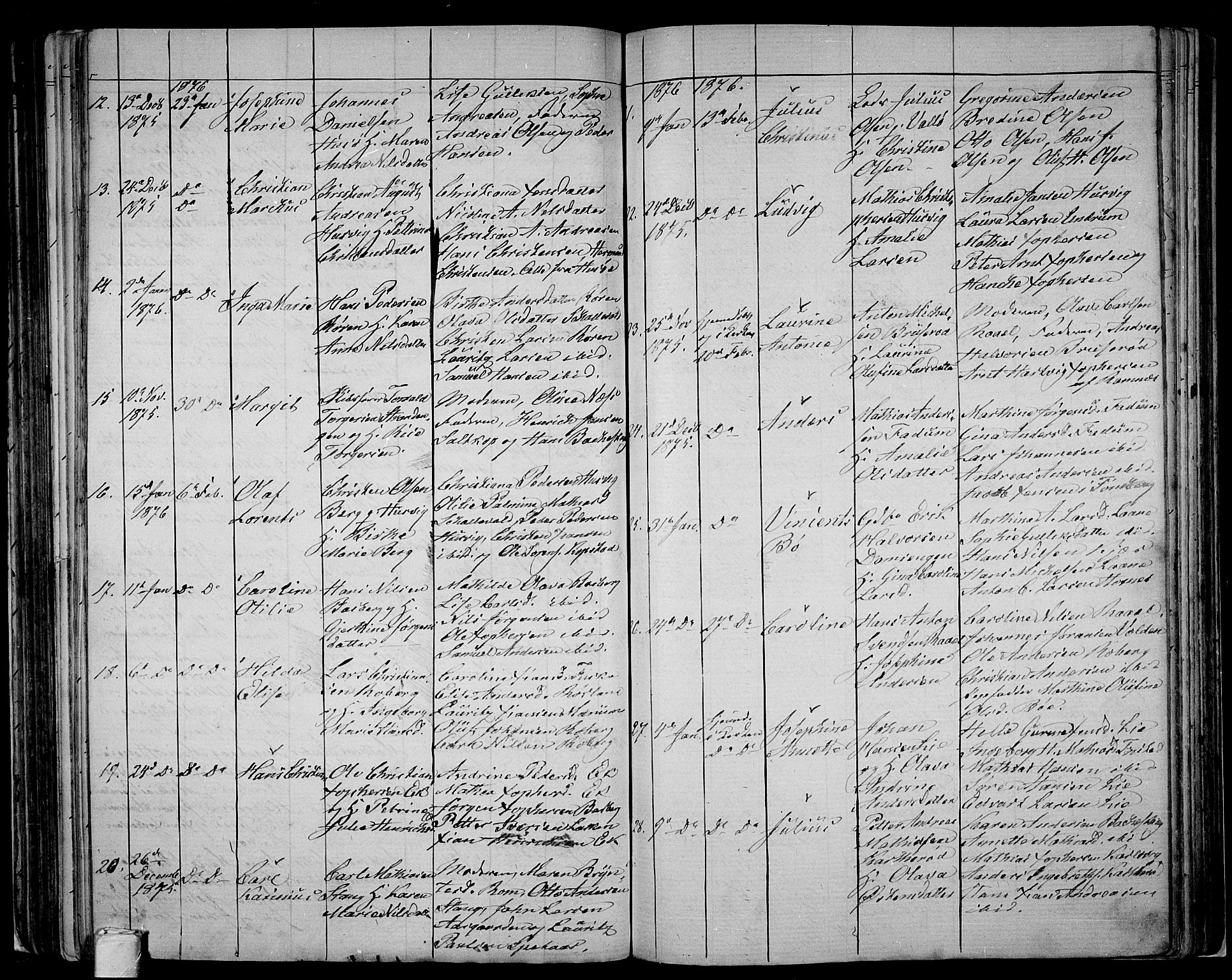 Sem kirkebøker, AV/SAKO-A-5/G/Ga/L0004: Parish register (copy) no. I 4, 1855-1877