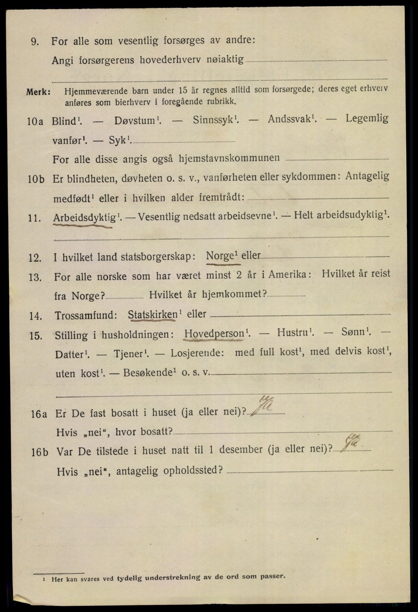 SAKO, 1920 census for Kongsberg, 1920, p. 6759