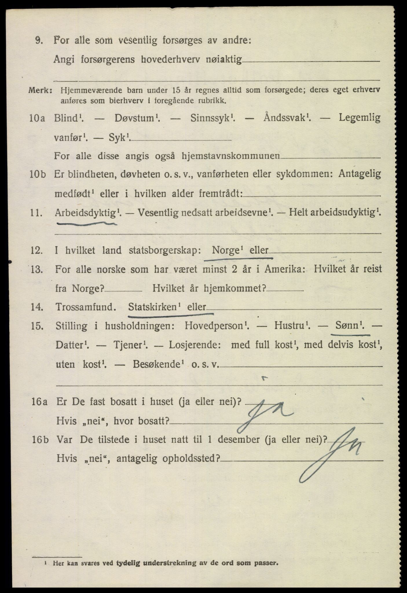 SAH, 1920 census for Nord-Aurdal, 1920, p. 3613