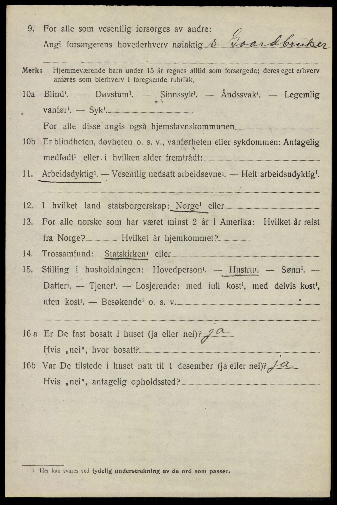 SAO, 1920 census for Nittedal, 1920, p. 7261