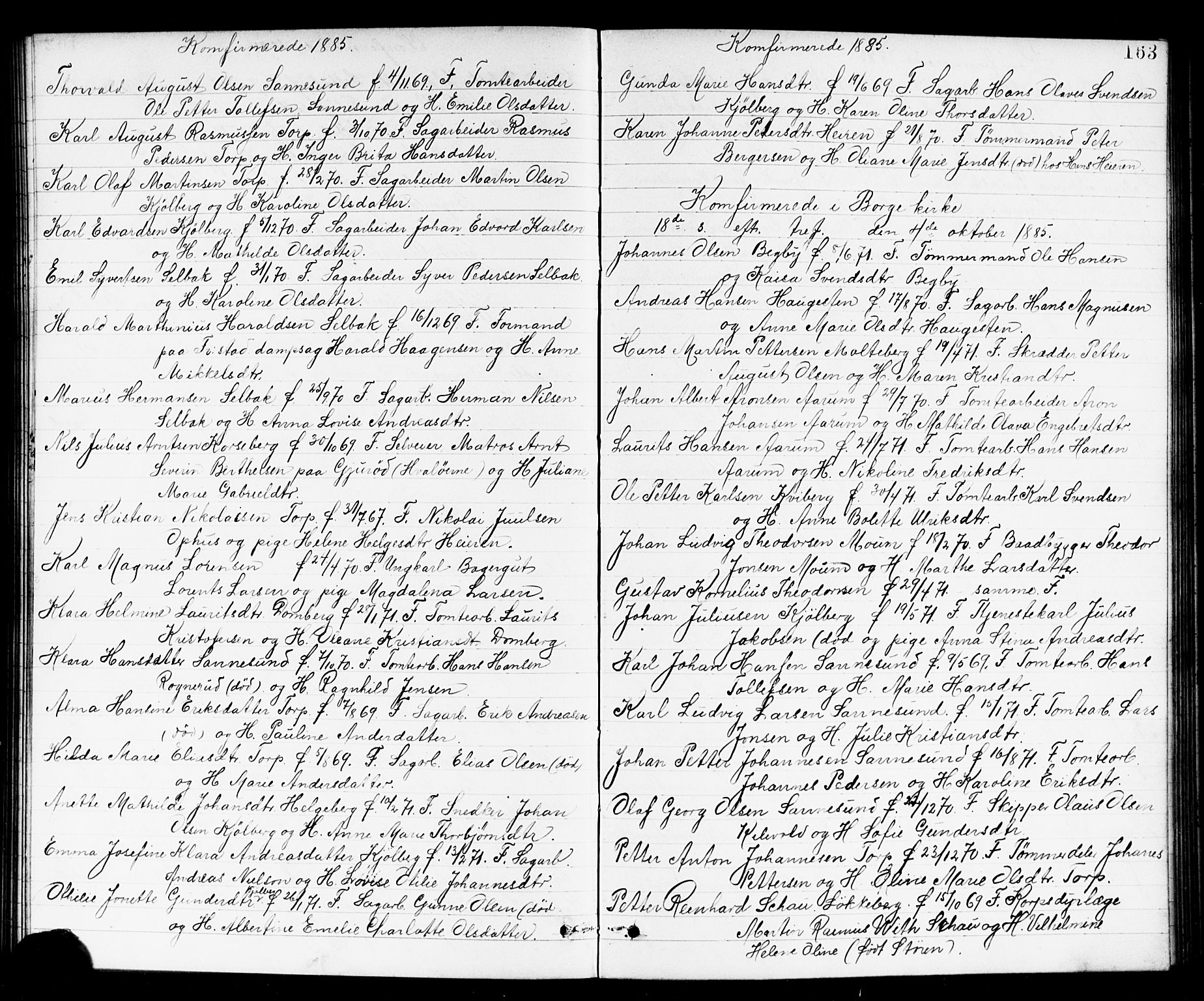Borge prestekontor Kirkebøker, SAO/A-10903/G/Ga/L0002: Parish register (copy) no. I 2, 1875-1923, p. 163