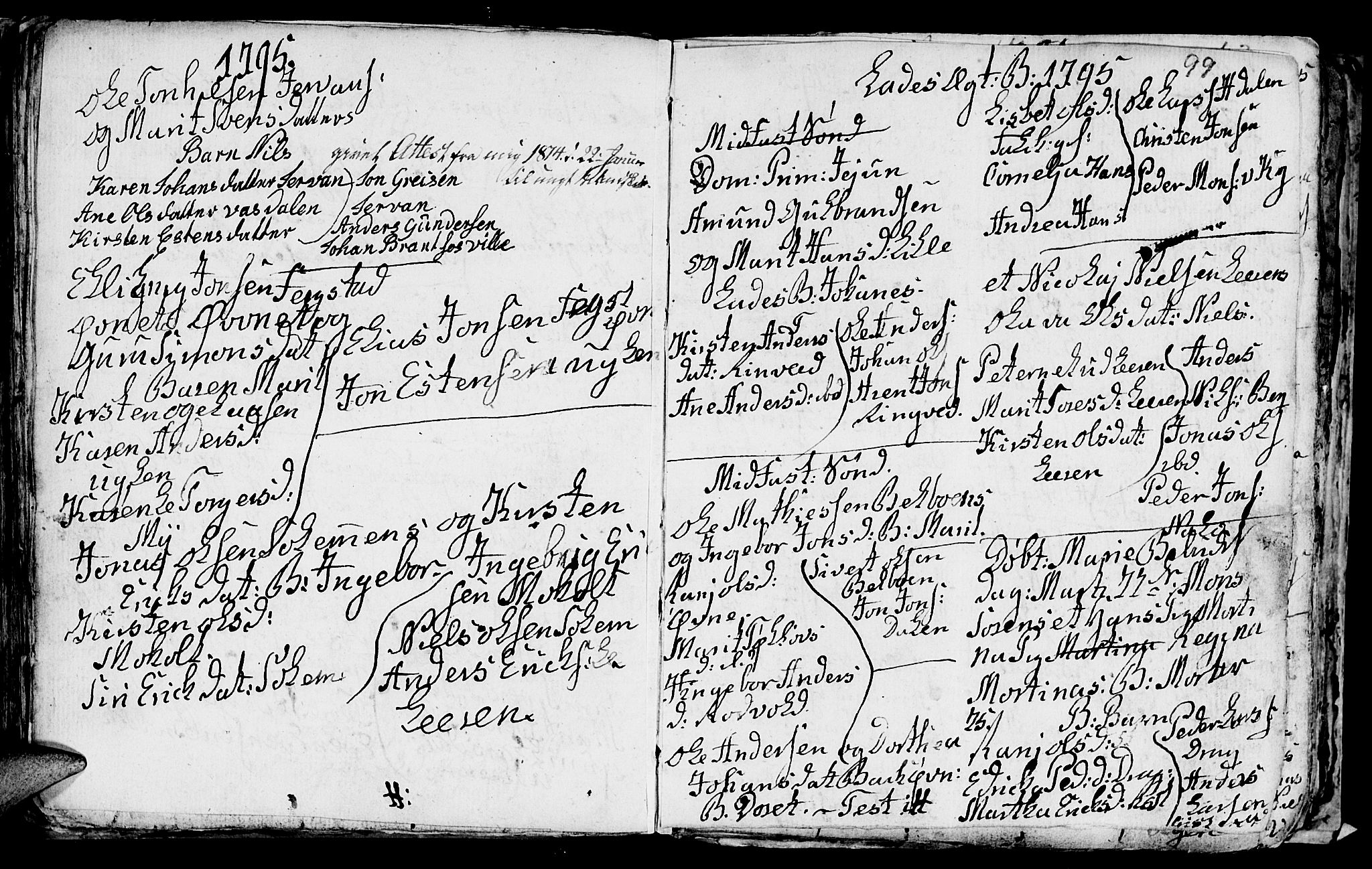 Ministerialprotokoller, klokkerbøker og fødselsregistre - Sør-Trøndelag, SAT/A-1456/606/L0305: Parish register (copy) no. 606C01, 1757-1819, p. 99