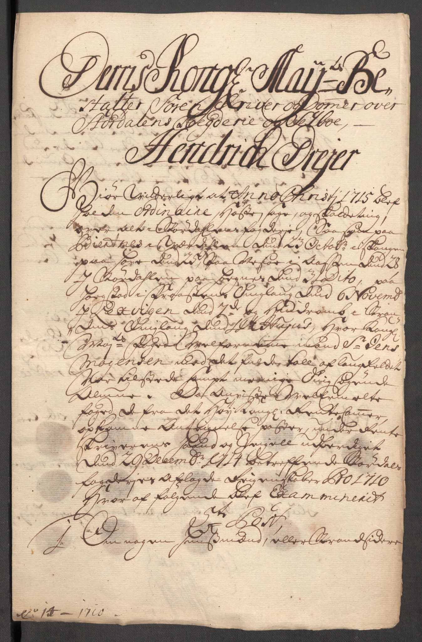 Rentekammeret inntil 1814, Reviderte regnskaper, Fogderegnskap, AV/RA-EA-4092/R62/L4201: Fogderegnskap Stjørdal og Verdal, 1711, p. 395