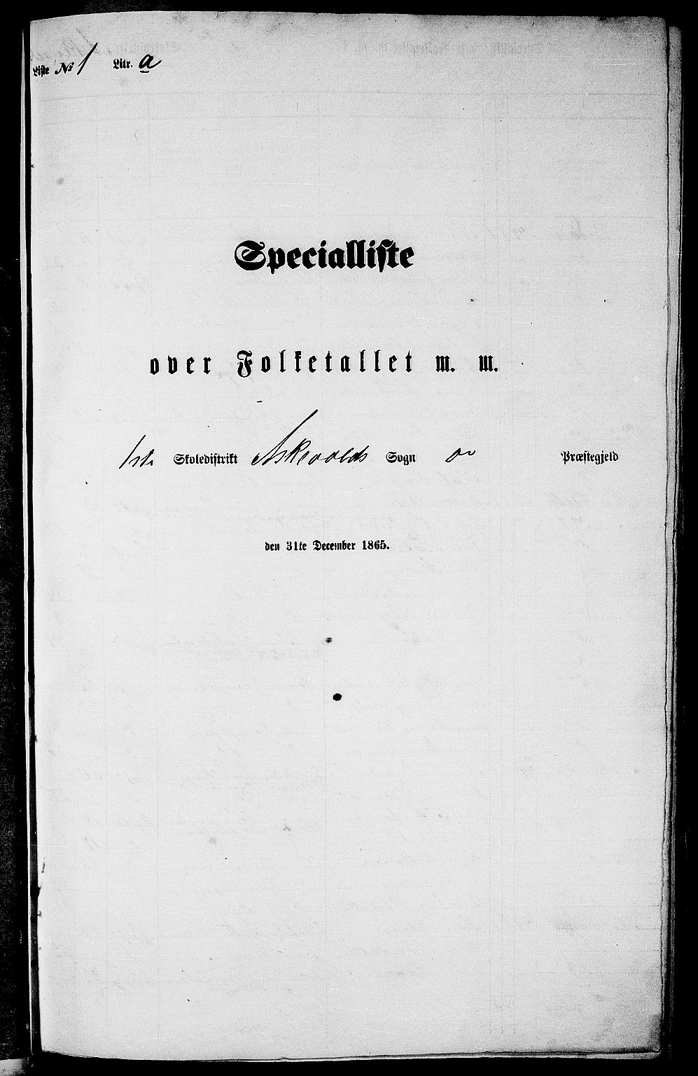 RA, 1865 census for Askvoll, 1865, p. 19