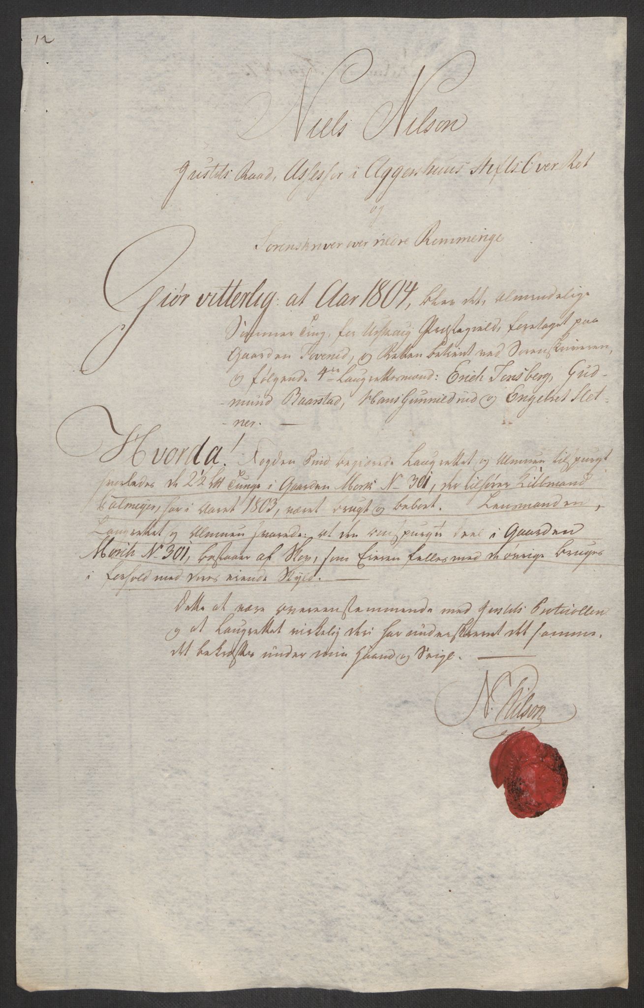 Rentekammeret inntil 1814, Reviderte regnskaper, Fogderegnskap, RA/EA-4092/R11/L0679: Fogderegnskap Nedre Romerike, 1803, p. 123