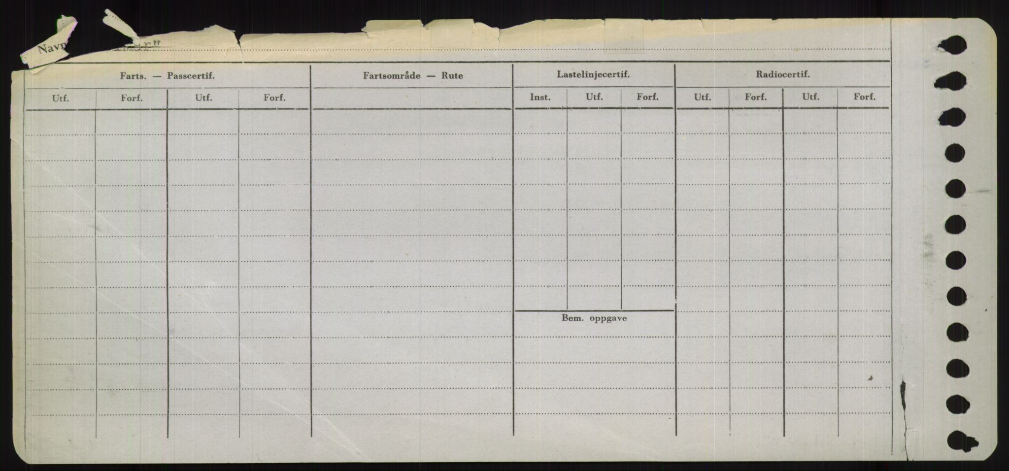 Sjøfartsdirektoratet med forløpere, Skipsmålingen, RA/S-1627/H/Ha/L0003/0001: Fartøy, Hilm-Mar / Fartøy, Hilm-Kol, p. 2