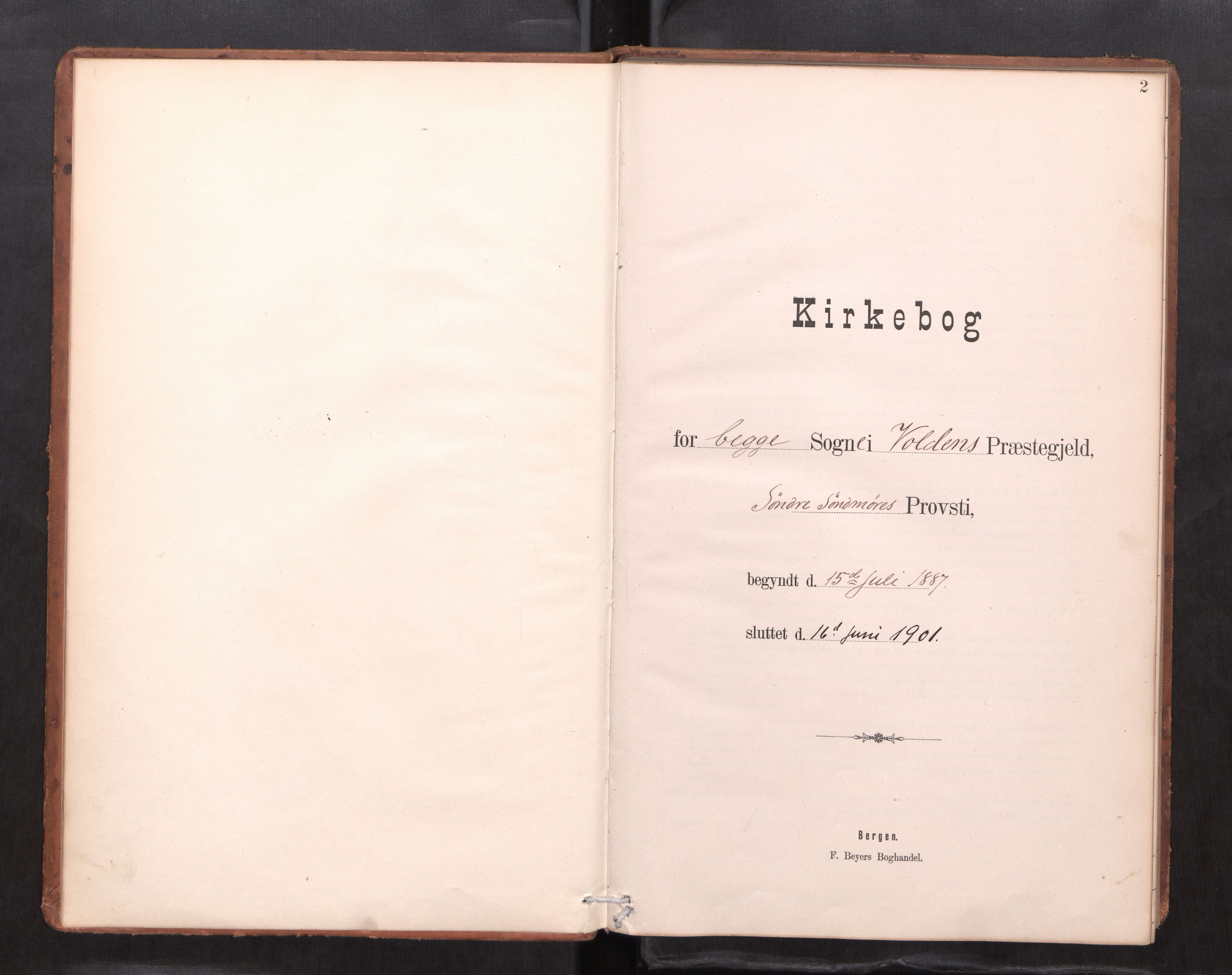 Ministerialprotokoller, klokkerbøker og fødselsregistre - Møre og Romsdal, AV/SAT-A-1454/511/L0145: Diary records no. 511---, 1887-1901, p. 2