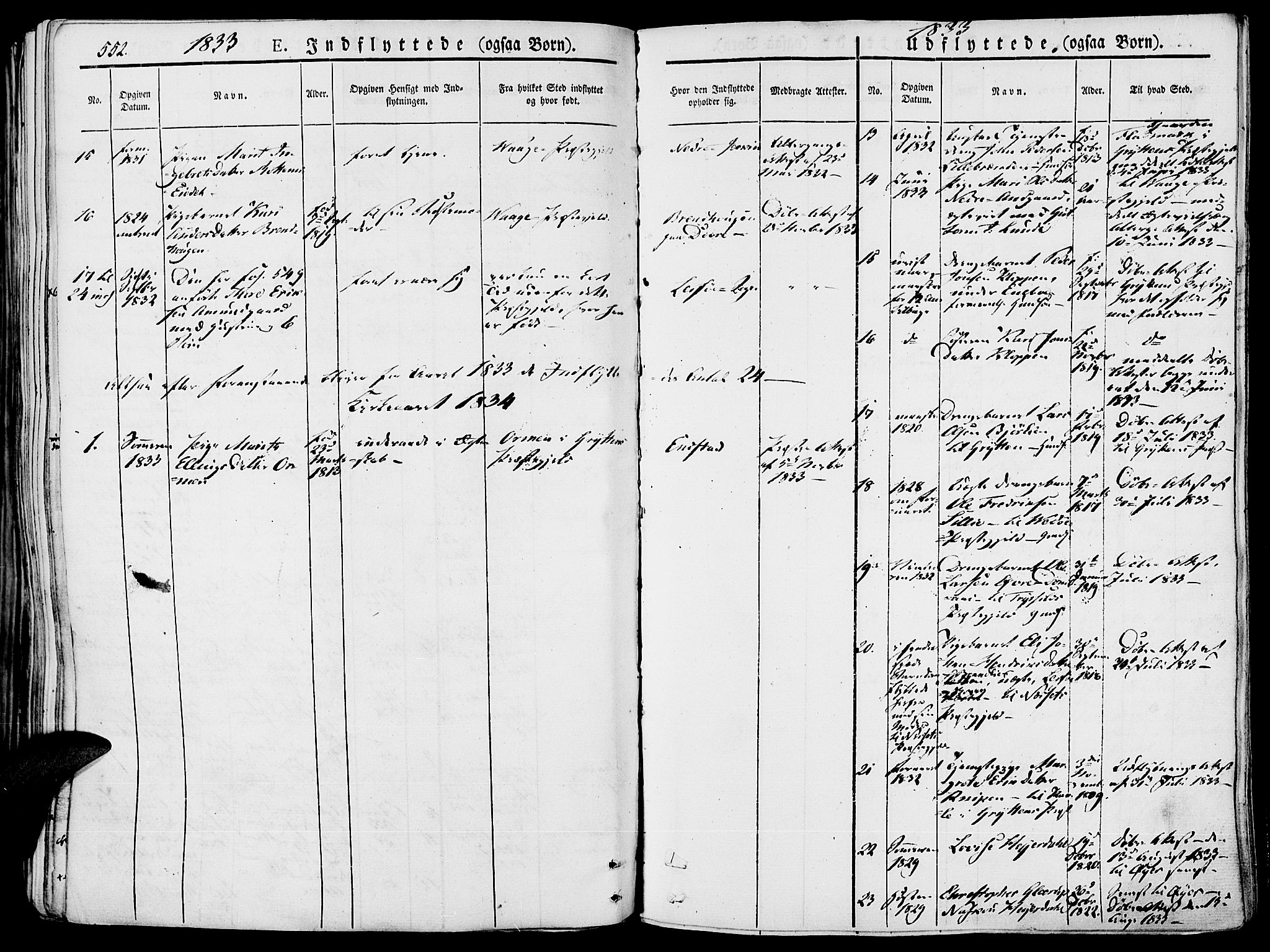 Lesja prestekontor, AV/SAH-PREST-068/H/Ha/Haa/L0005: Parish register (official) no. 5, 1830-1842, p. 552