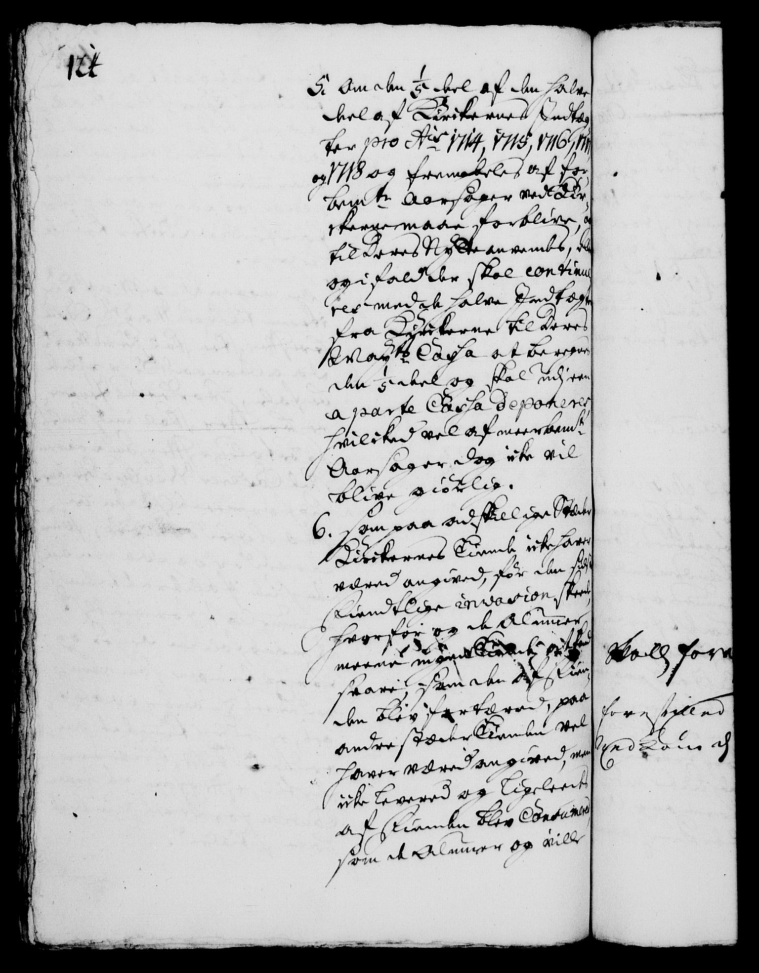 Rentekammeret, Kammerkanselliet, RA/EA-3111/G/Gh/Gha/L0003: Norsk ekstraktmemorialprotokoll, sak. 600-765 (merket RK 53.48), 1720-1721, p. 124