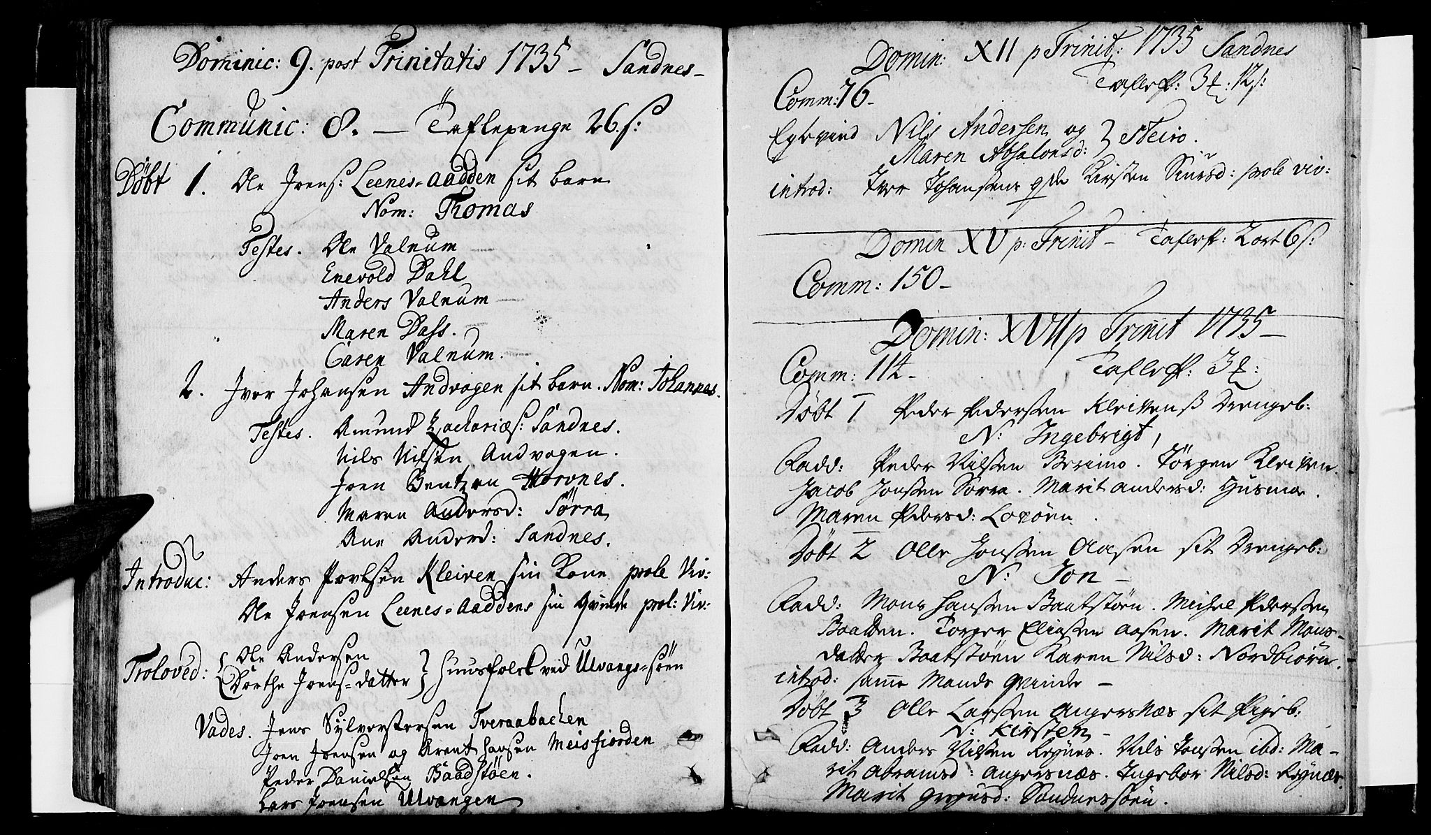 Ministerialprotokoller, klokkerbøker og fødselsregistre - Nordland, AV/SAT-A-1459/831/L0470: Parish register (official) no. 831A01, 1714-1737