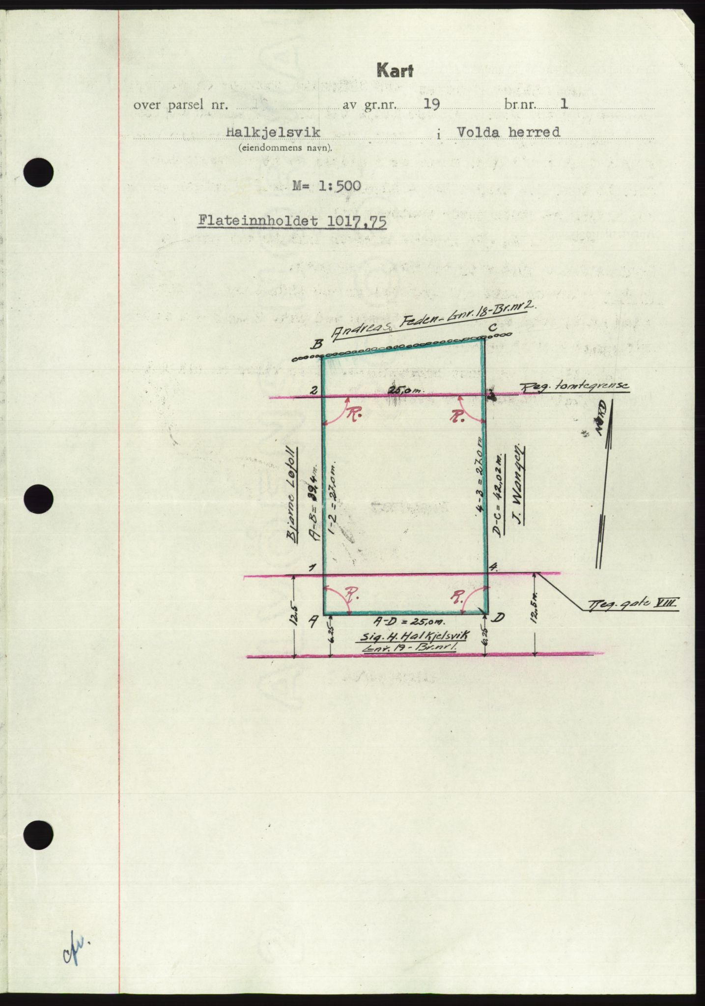 Søre Sunnmøre sorenskriveri, AV/SAT-A-4122/1/2/2C/L0084: Mortgage book no. 10A, 1949-1949, Diary no: : 681/1949