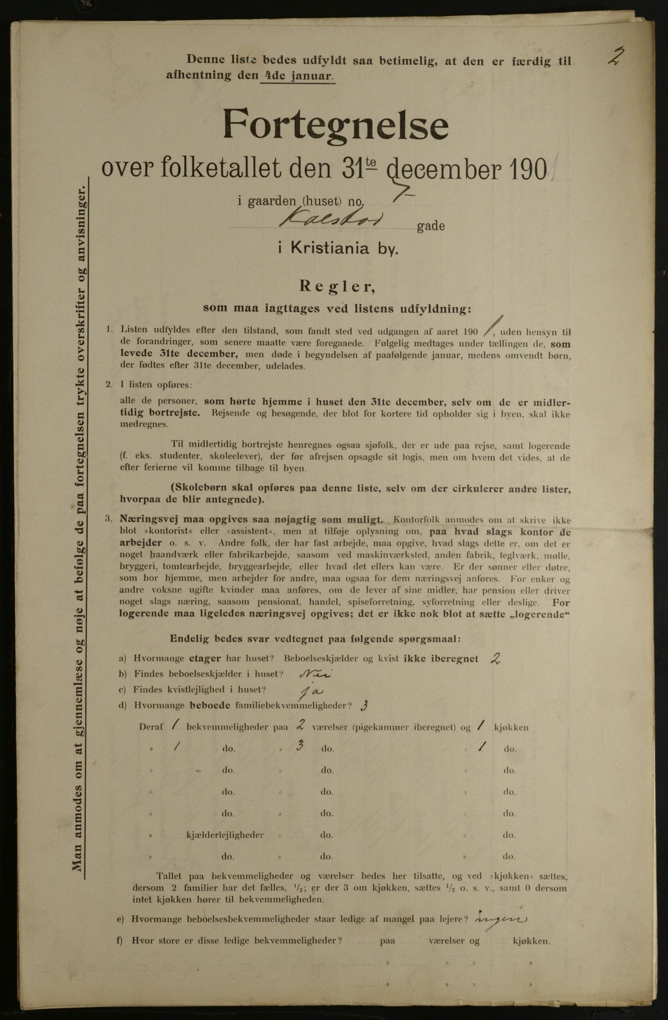 OBA, Municipal Census 1901 for Kristiania, 1901, p. 8109