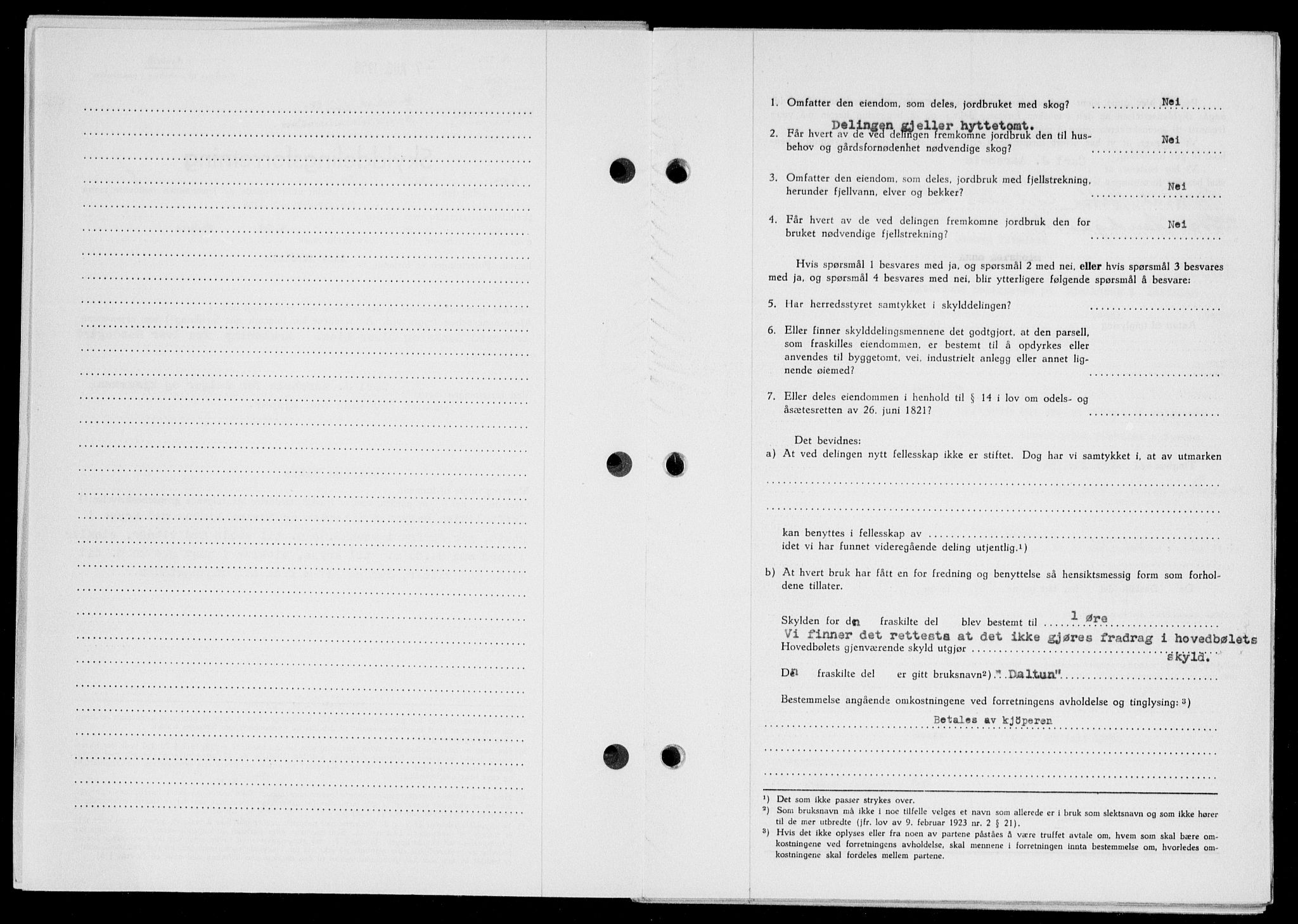 Ryfylke tingrett, SAST/A-100055/001/II/IIB/L0134: Mortgage book no. 113, 1956-1956, Diary no: : 1262/1956