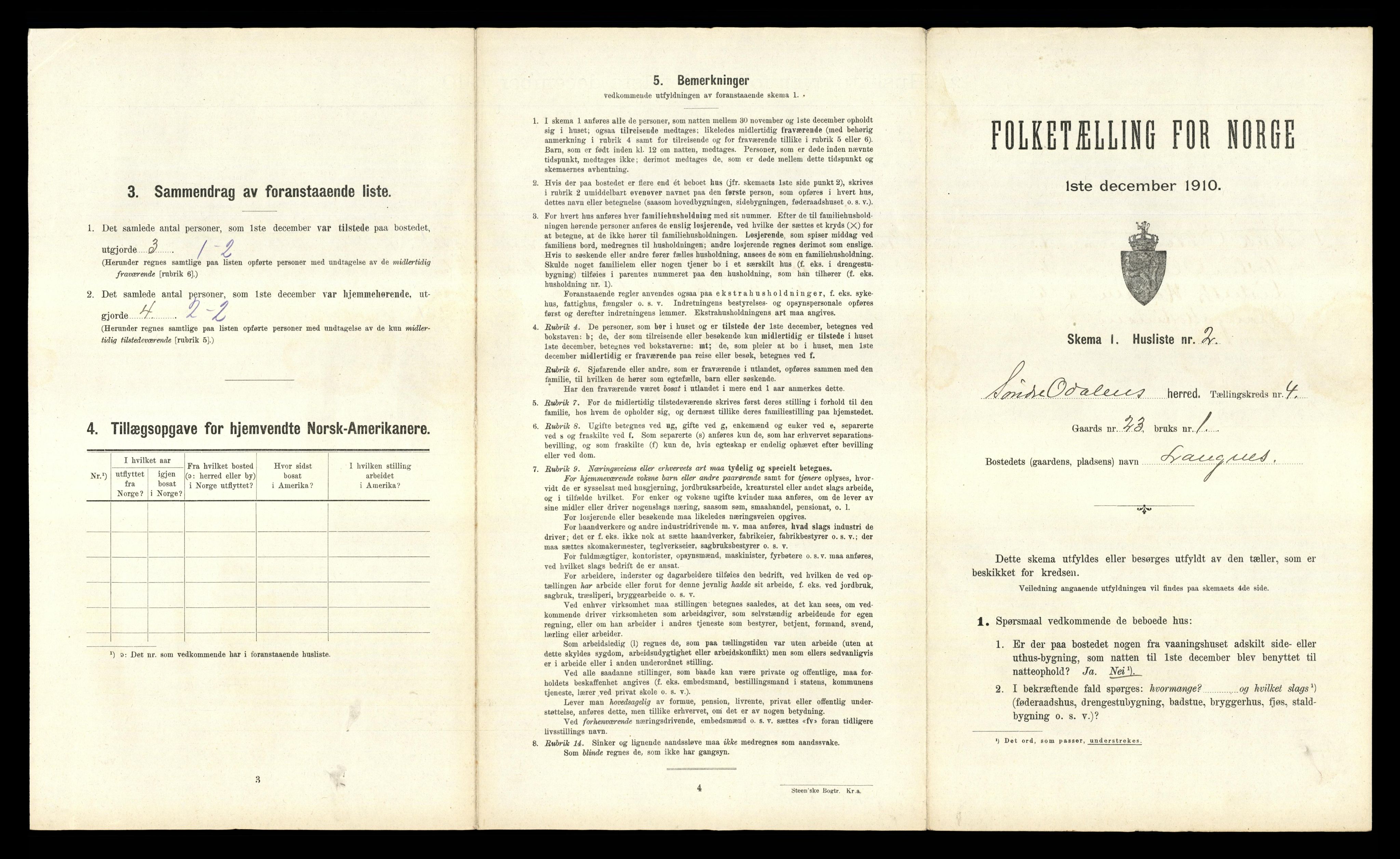 RA, 1910 census for Sør-Odal, 1910, p. 588