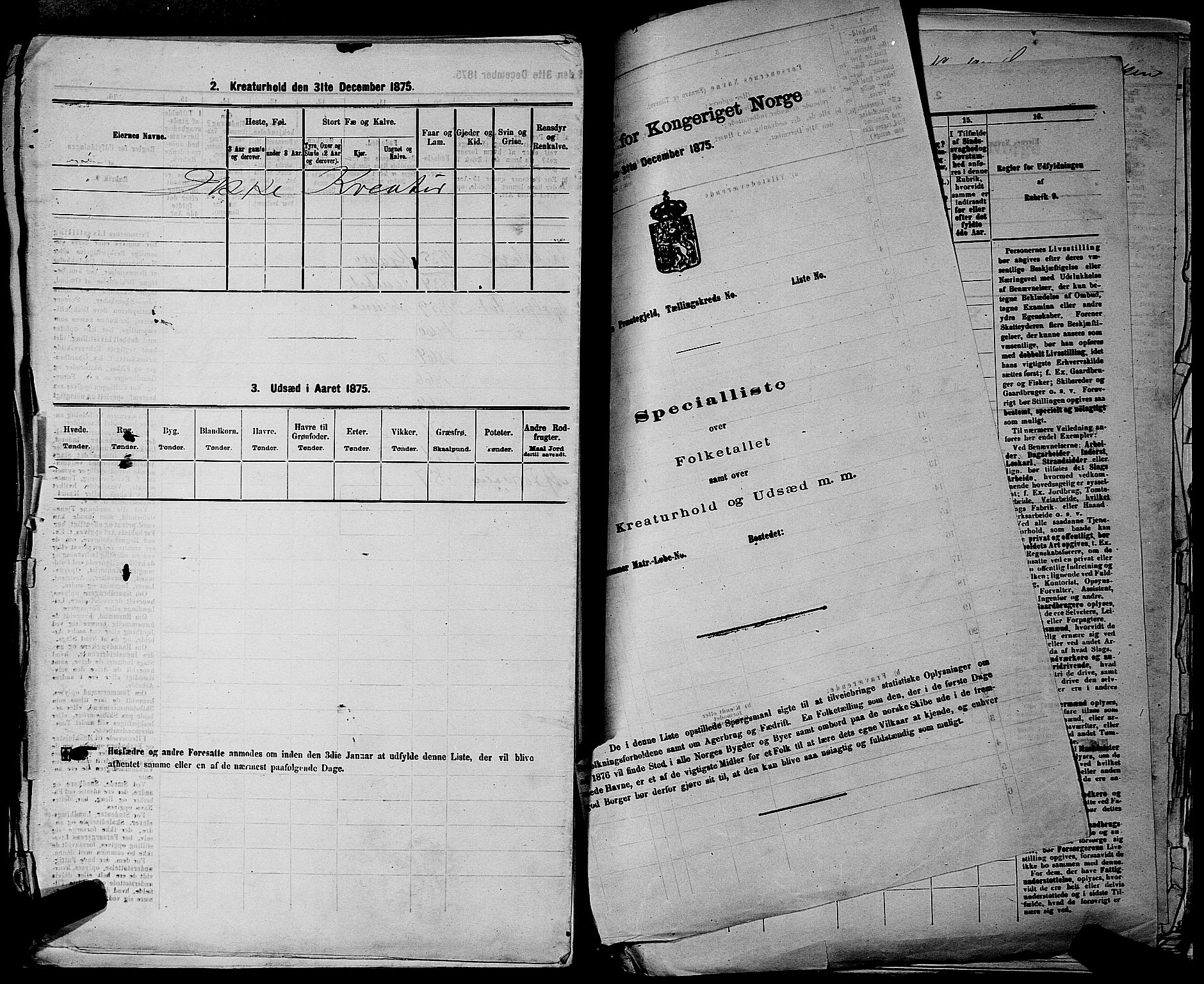 RA, 1875 census for 0218bP Østre Aker, 1875, p. 1764