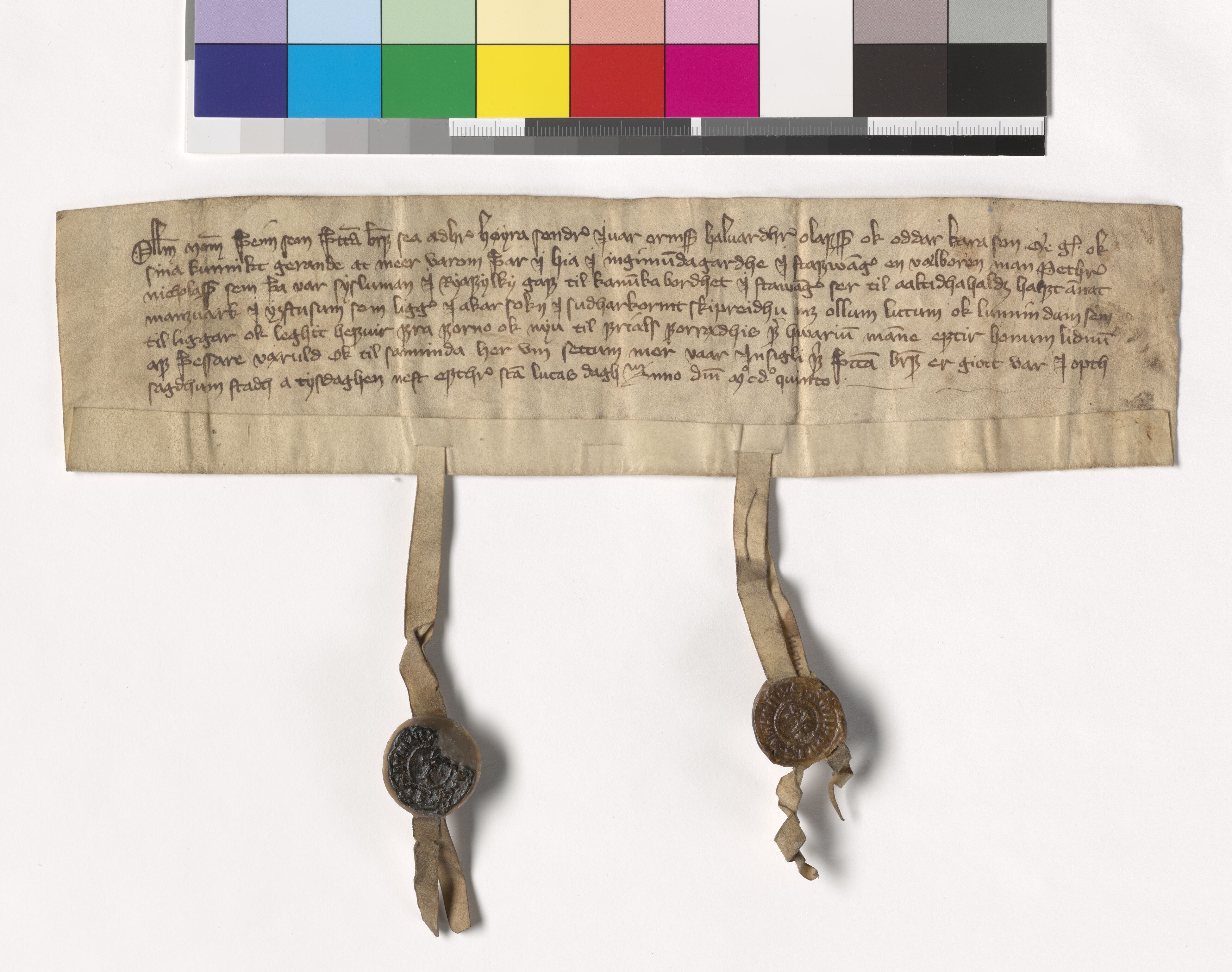 Riksarkivets diplomsamling, AV/RA-EA-5965/F05/L0120: NRA AM fasc. 39 nr. 2-7, 1402-1405, p. 11