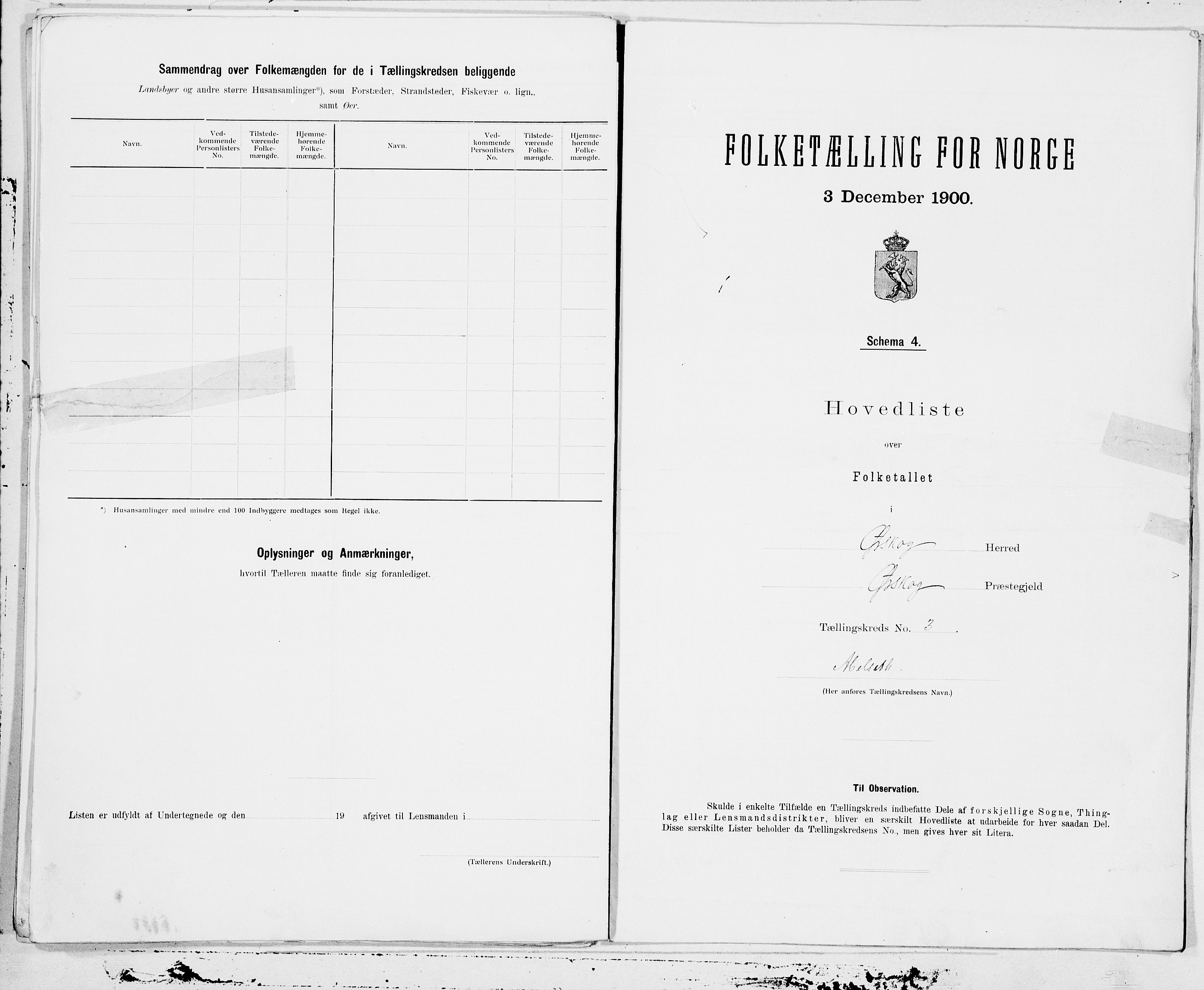 SAT, 1900 census for Ørskog, 1900, p. 8