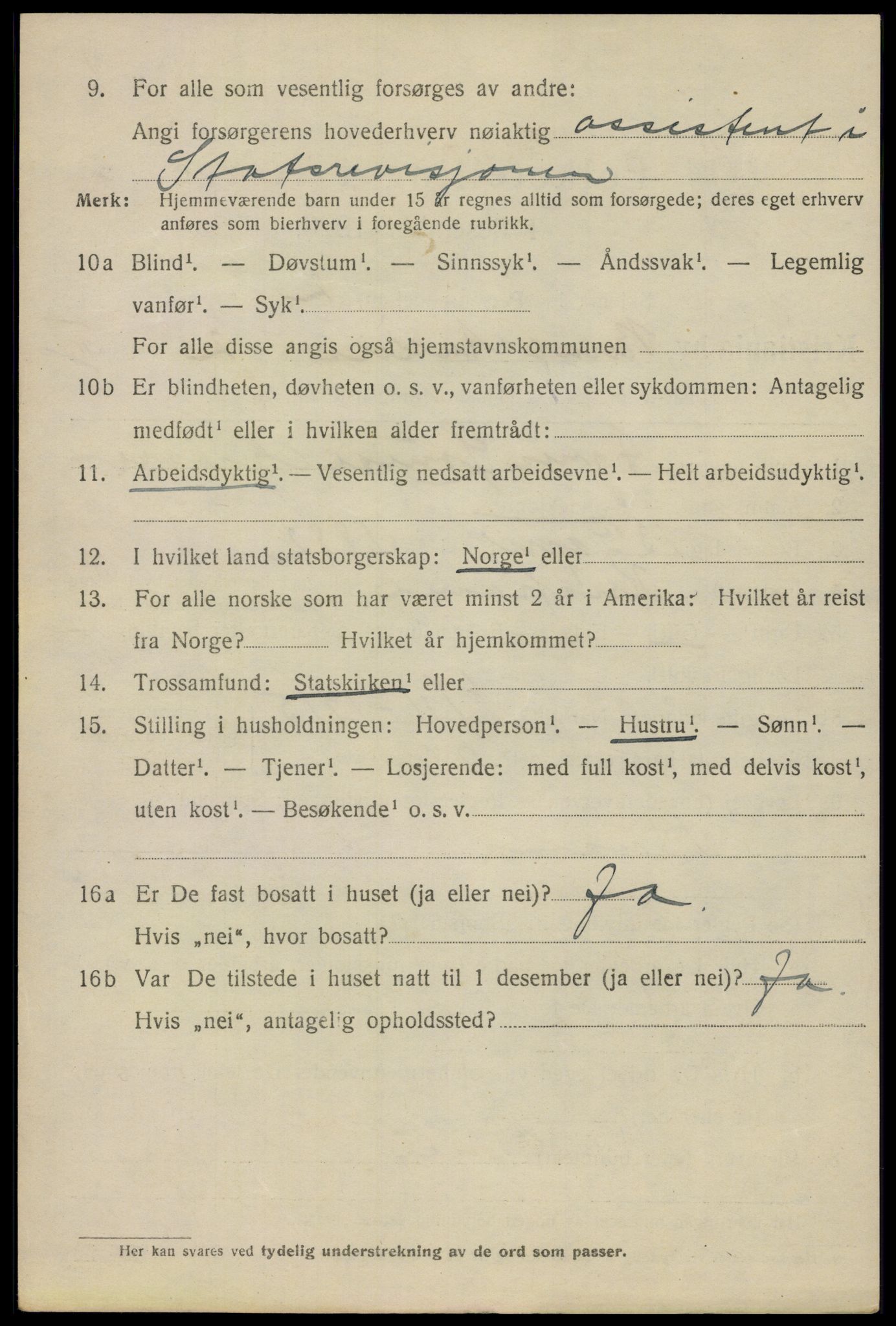 SAO, 1920 census for Kristiania, 1920, p. 154608