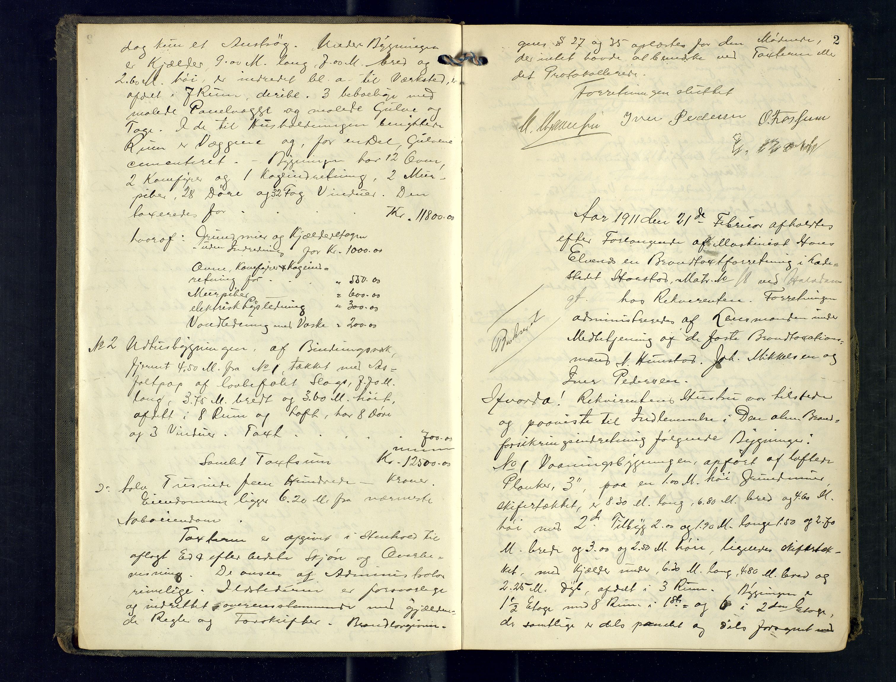 Harstad lensmannskontor, AV/SATØ-SATØ-10/F/Fr/Fra/L0605: Branntakstprotokoll. Merket S, 1911-1915, p. 2