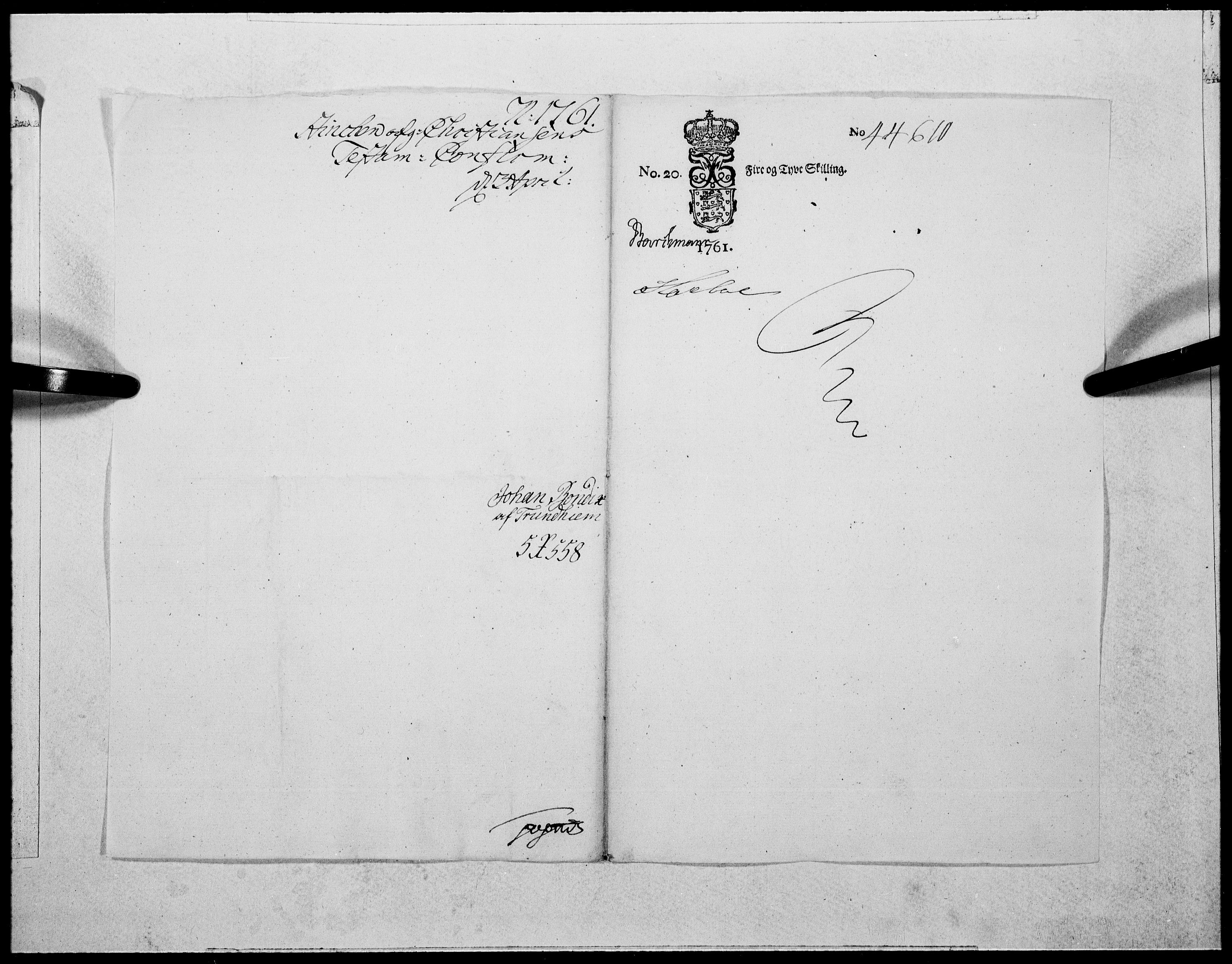 Danske Kanselli 1572-1799, AV/RA-EA-3023/F/Fc/Fcc/Fcca/L0181: Norske innlegg 1572-1799, 1761, p. 299