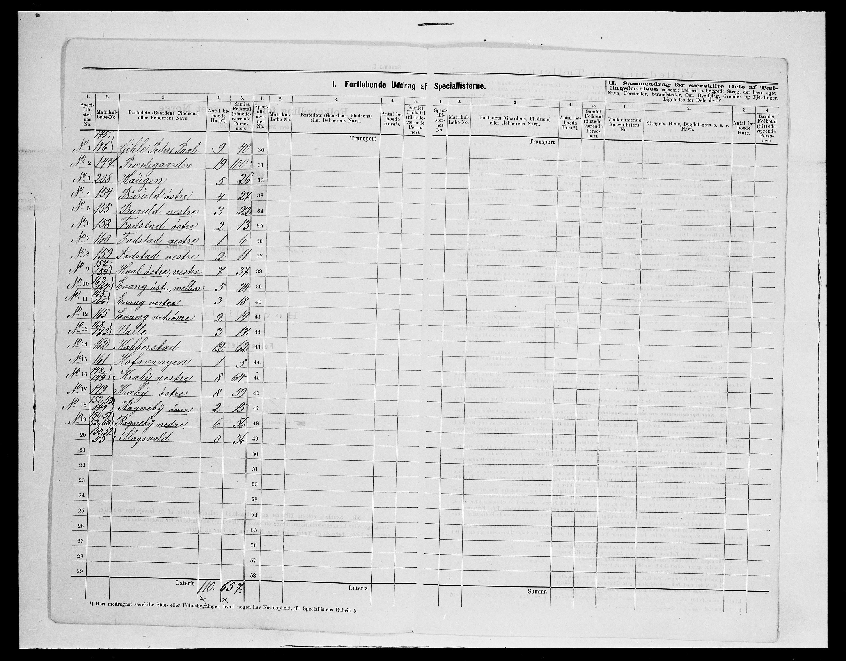 SAH, 1875 census for 0528P Østre Toten, 1875, p. 62