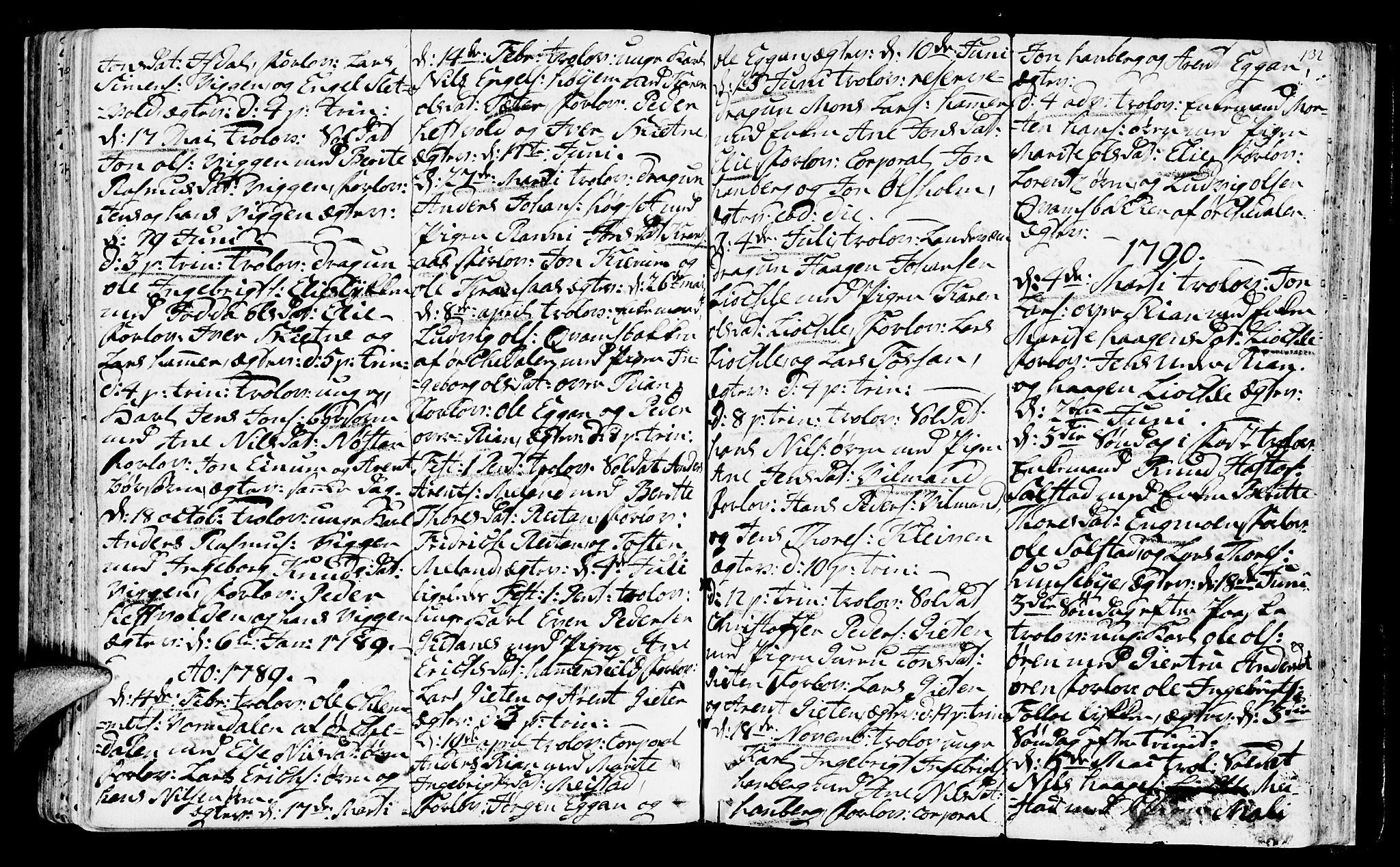 Ministerialprotokoller, klokkerbøker og fødselsregistre - Sør-Trøndelag, SAT/A-1456/665/L0768: Parish register (official) no. 665A03, 1754-1803, p. 132