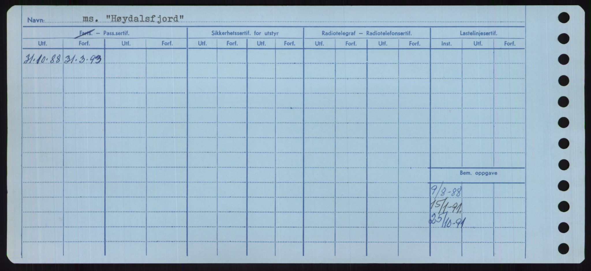 Sjøfartsdirektoratet med forløpere, Skipsmålingen, AV/RA-S-1627/H/Ha/L0003/0001: Fartøy, Hilm-Mar / Fartøy, Hilm-Kol, p. 208