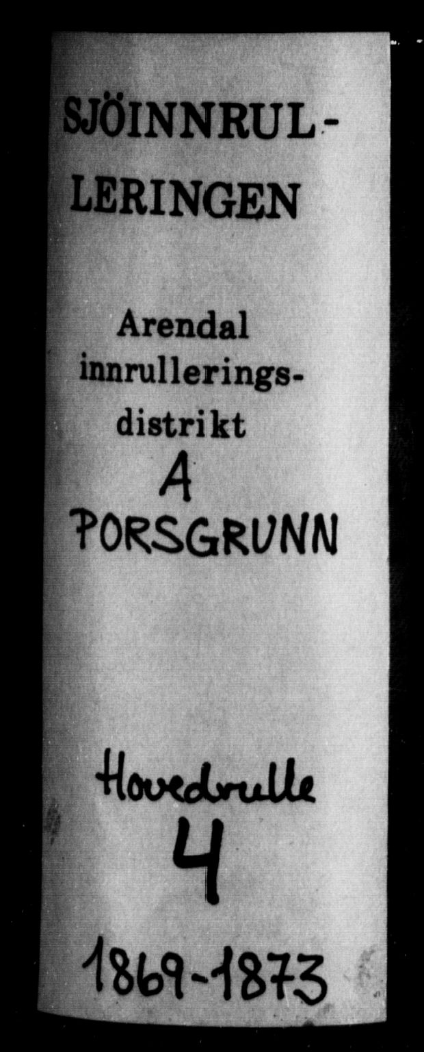 Porsgrunn innrulleringskontor, SAKO/A-829/F/Fc/L0004: Hovedrulle, 1869-1873, p. 1