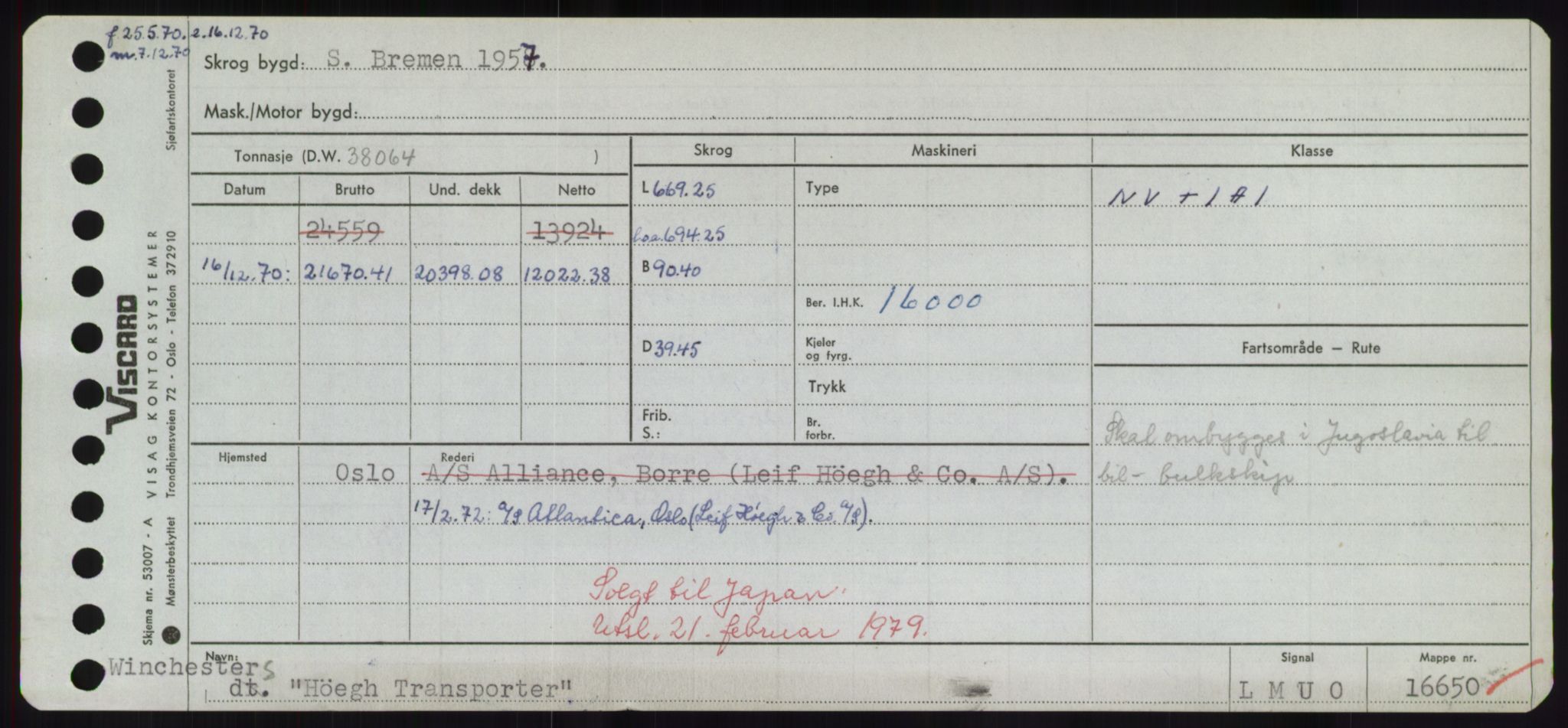 Sjøfartsdirektoratet med forløpere, Skipsmålingen, RA/S-1627/H/Hd/L0017: Fartøy, Holi-Hå, p. 475