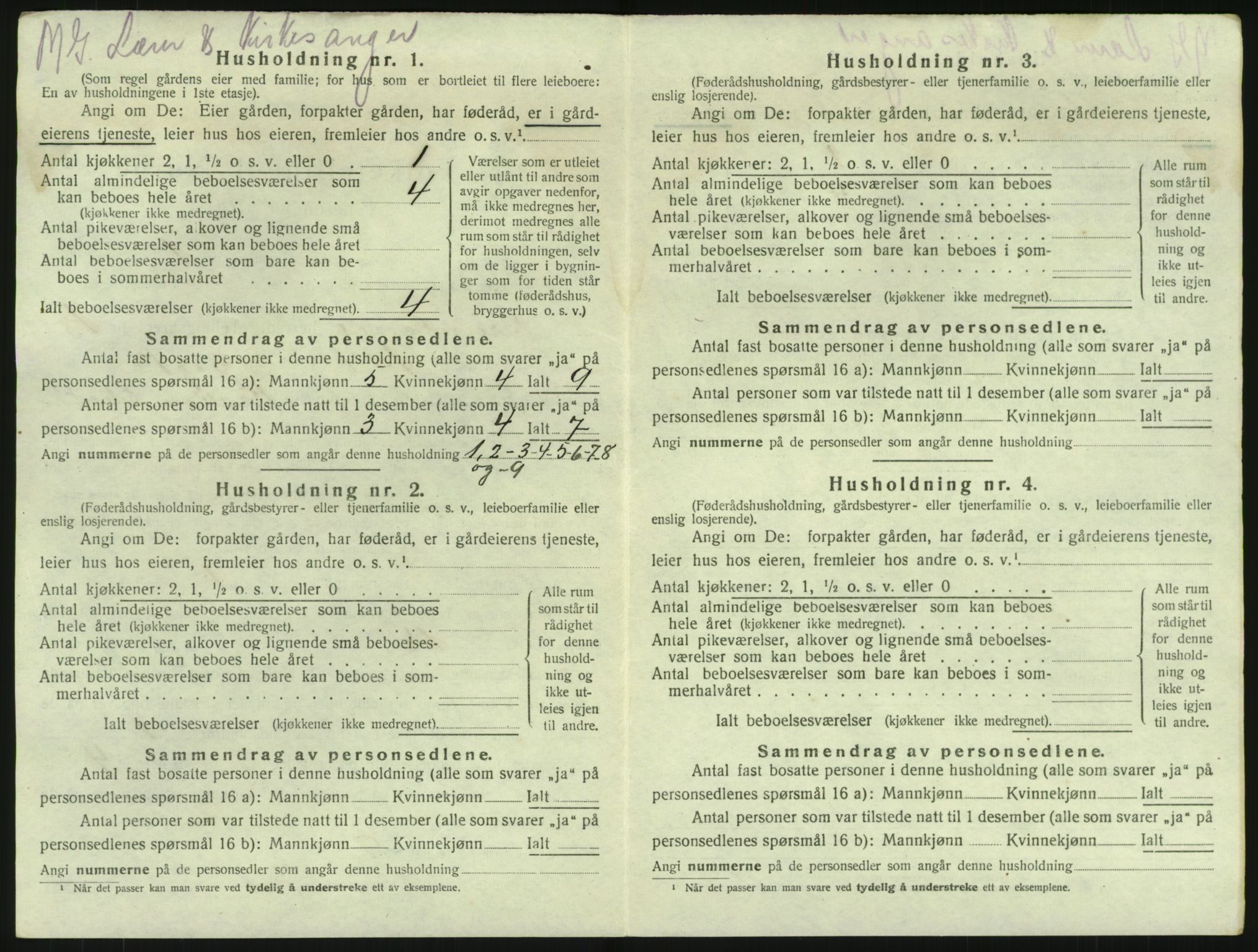 SAKO, 1920 census for Brunlanes, 1920, p. 1750
