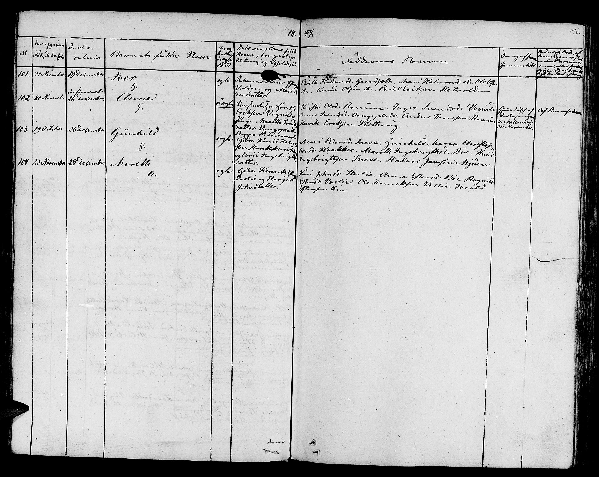 Ministerialprotokoller, klokkerbøker og fødselsregistre - Sør-Trøndelag, AV/SAT-A-1456/678/L0897: Parish register (official) no. 678A06-07, 1821-1847, p. 176