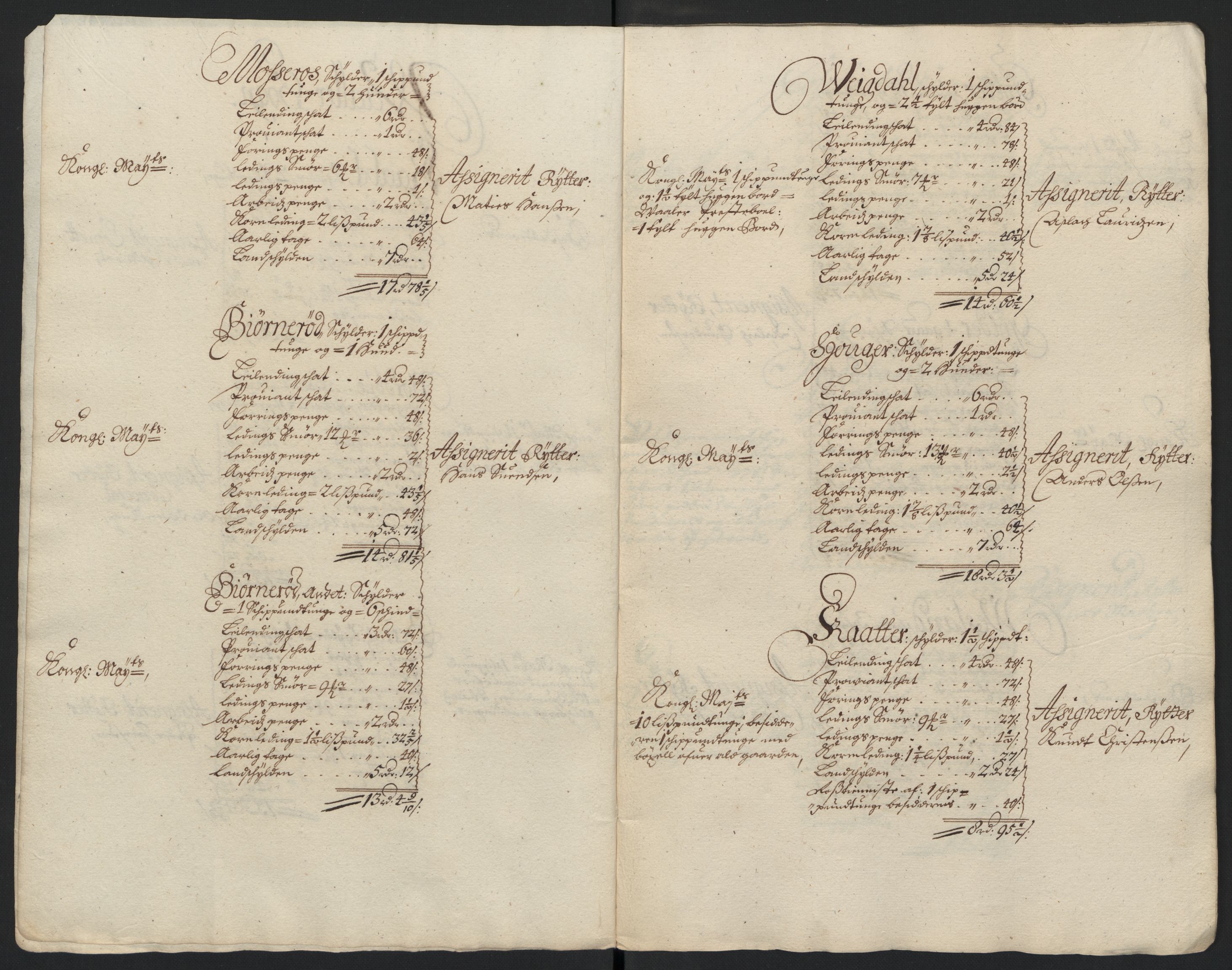 Rentekammeret inntil 1814, Reviderte regnskaper, Fogderegnskap, RA/EA-4092/R04/L0127: Fogderegnskap Moss, Onsøy, Tune, Veme og Åbygge, 1698, p. 86