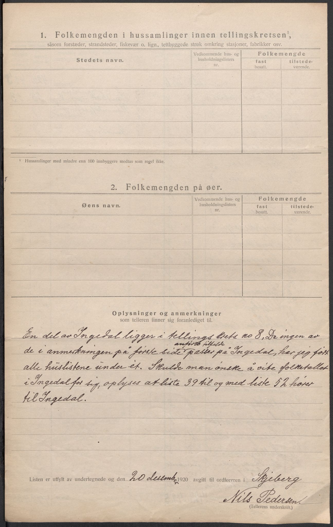 SAO, 1920 census for Skjeberg, 1920, p. 34