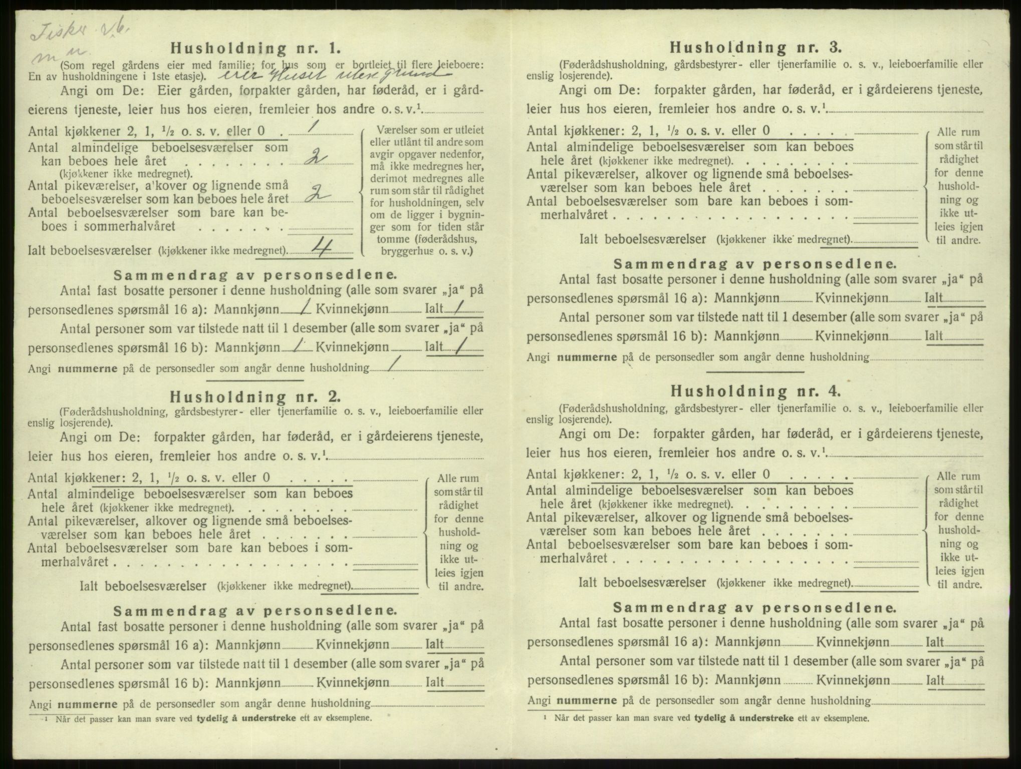 SAB, 1920 census for Herdla, 1920, p. 788