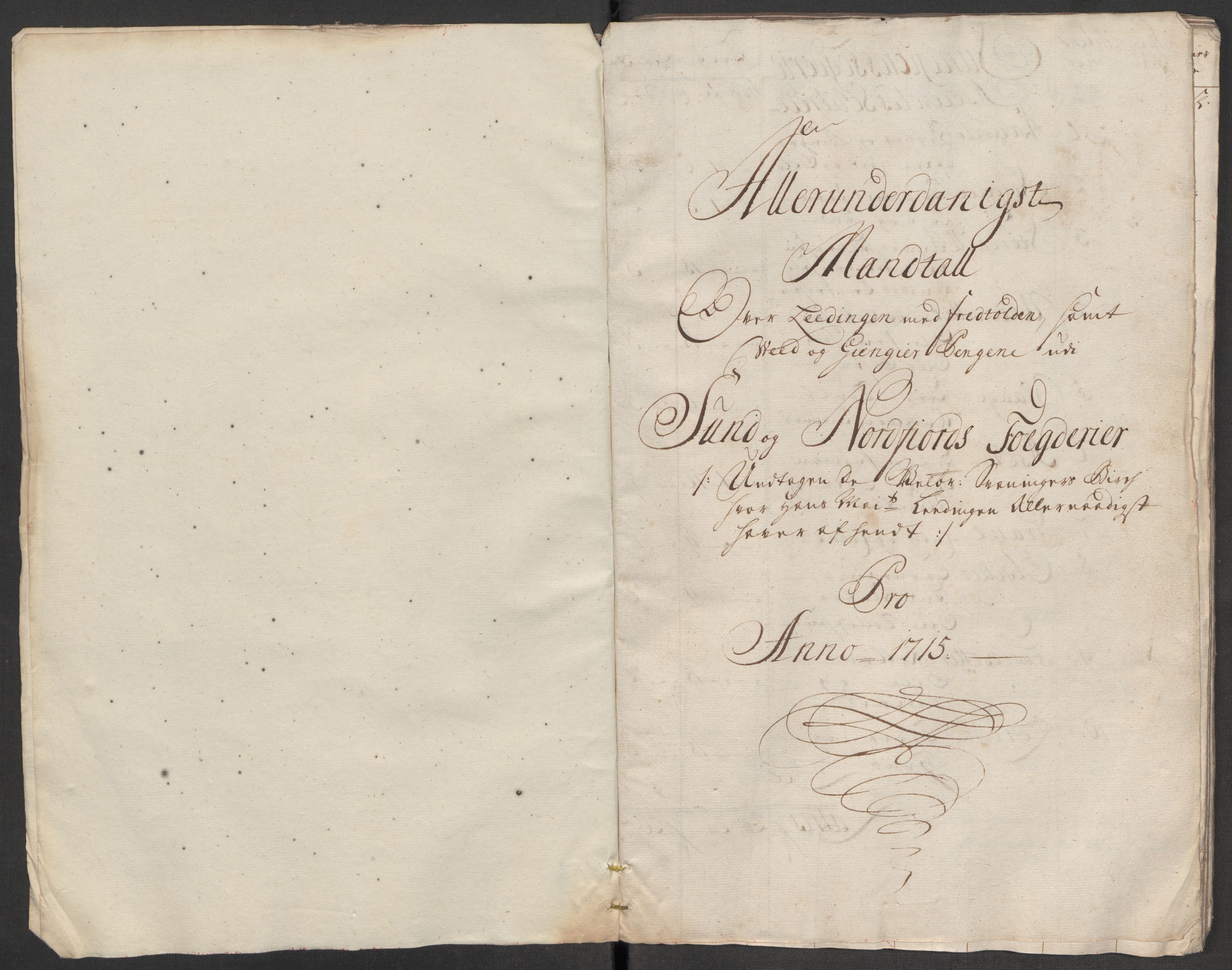 Rentekammeret inntil 1814, Reviderte regnskaper, Fogderegnskap, AV/RA-EA-4092/R53/L3439: Fogderegnskap Sunn- og Nordfjord, 1715, p. 294