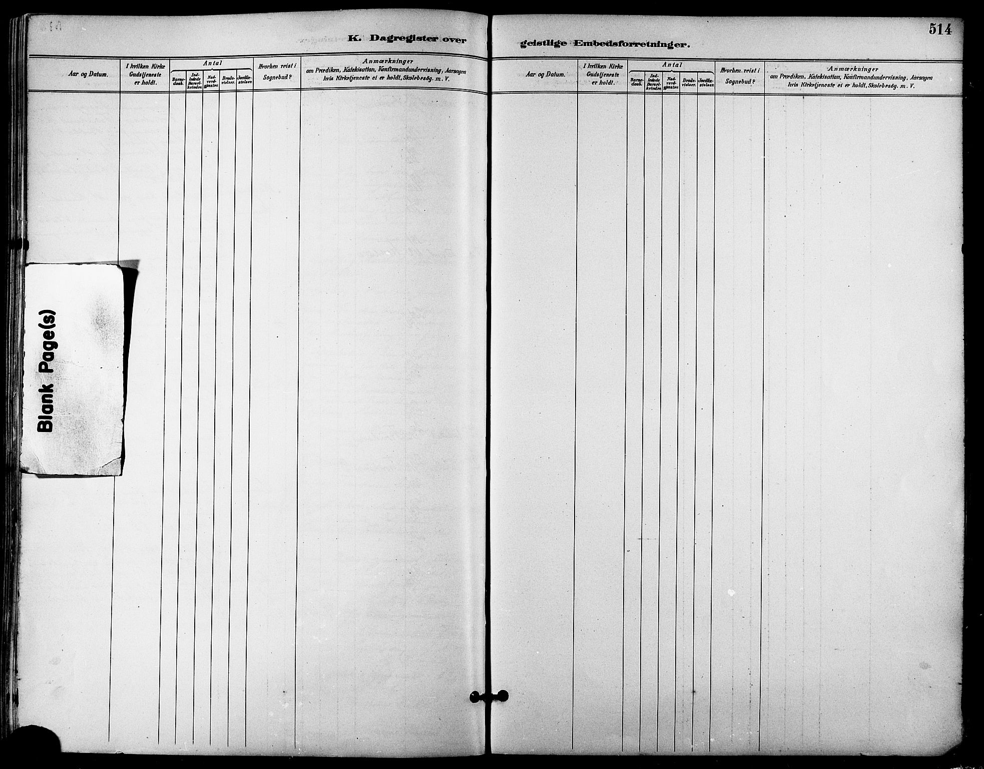 Trondenes sokneprestkontor, SATØ/S-1319/H/Ha/L0016kirke: Parish register (official) no. 16, 1890-1898, p. 514