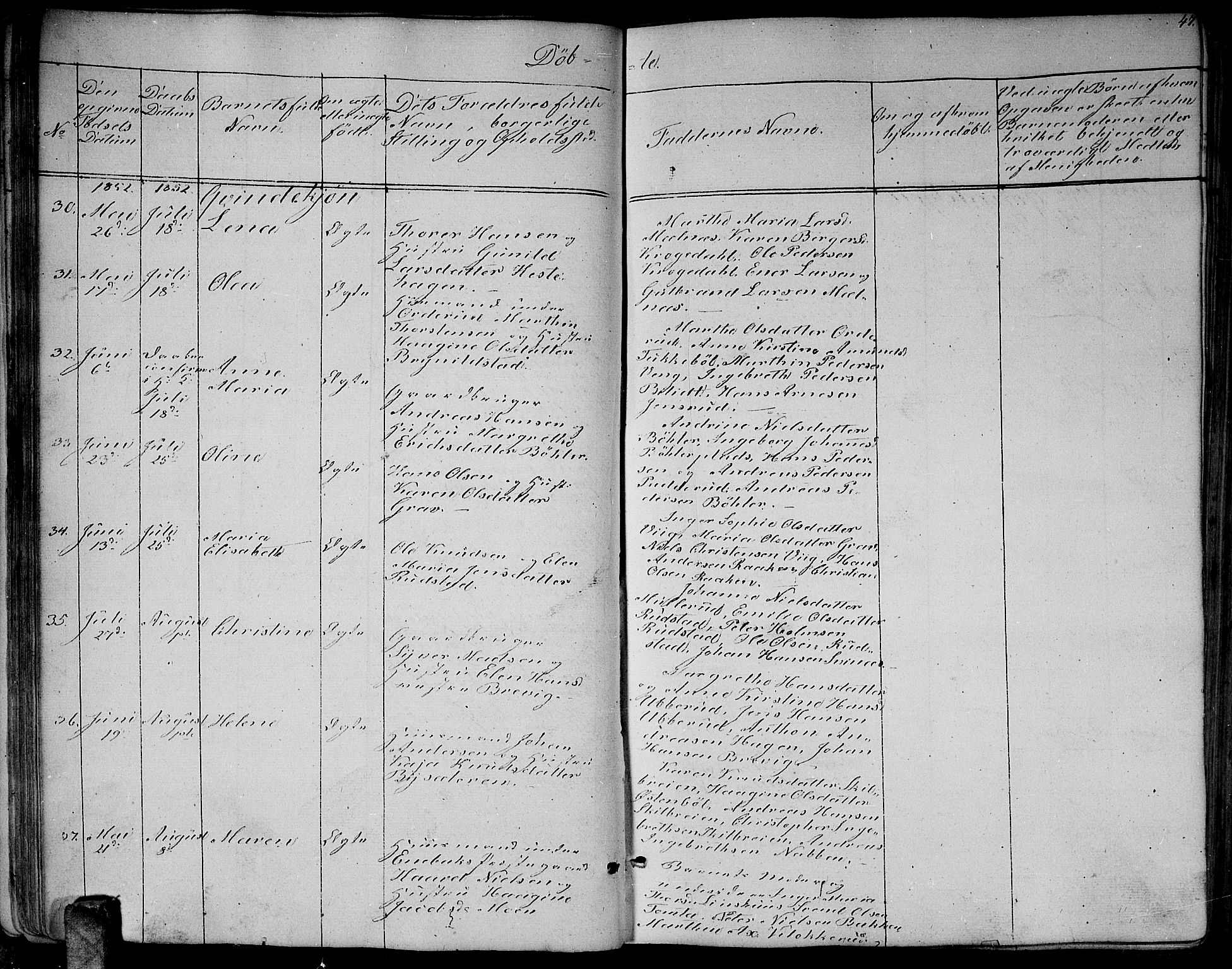 Enebakk prestekontor Kirkebøker, AV/SAO-A-10171c/G/Ga/L0004: Parish register (copy) no. I 4, 1850-1866, p. 47