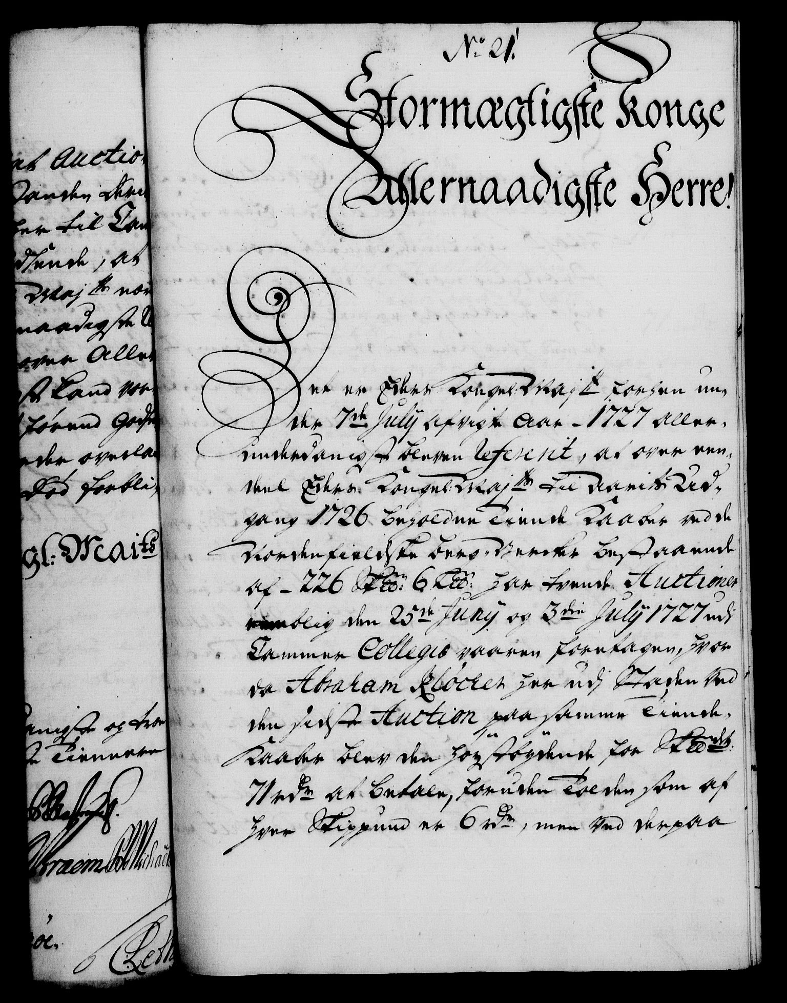 Rentekammeret, Kammerkanselliet, RA/EA-3111/G/Gf/Gfa/L0011: Norsk relasjons- og resolusjonsprotokoll (merket RK 52.11), 1728, p. 153