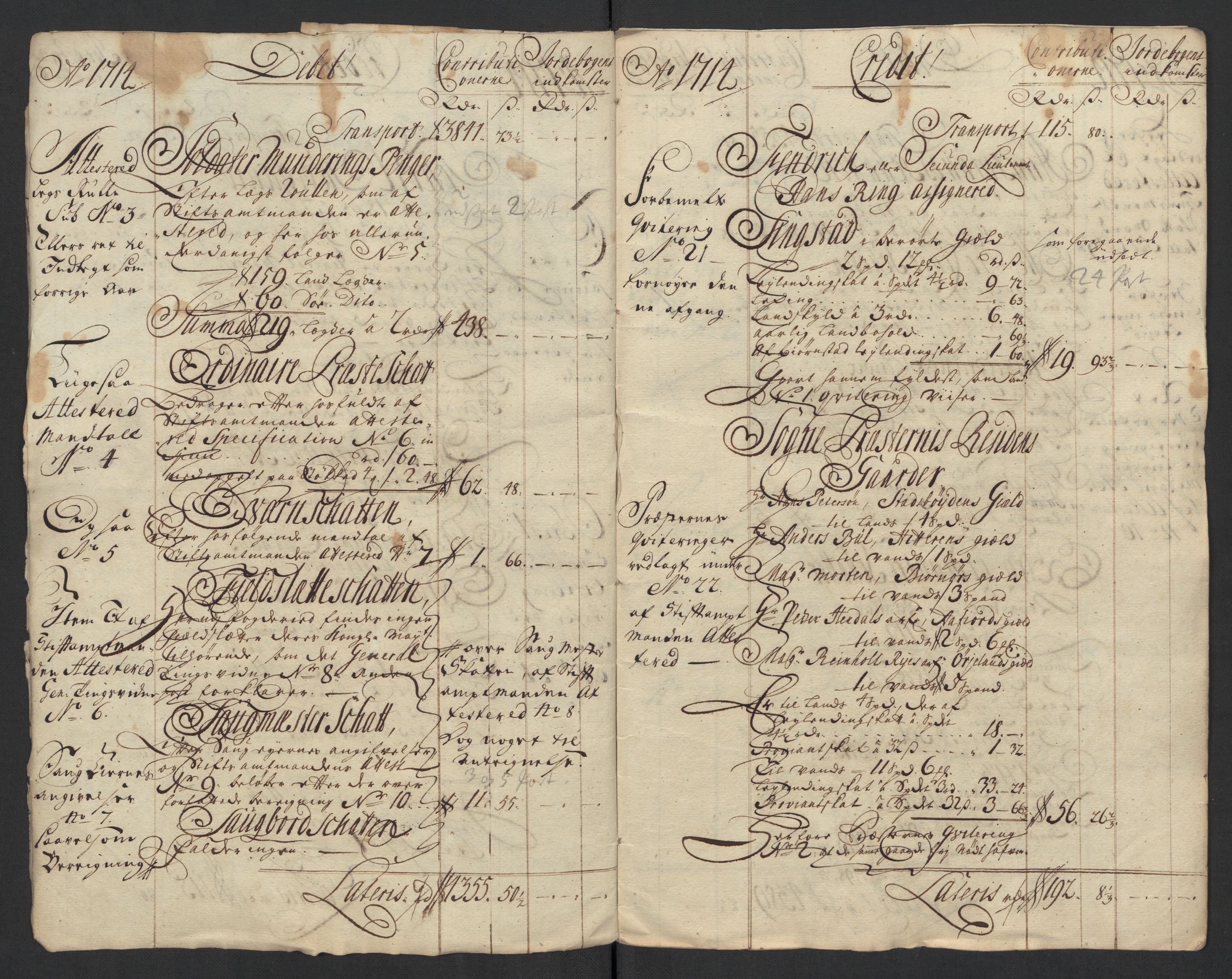 Rentekammeret inntil 1814, Reviderte regnskaper, Fogderegnskap, AV/RA-EA-4092/R57/L3862: Fogderegnskap Fosen, 1714, p. 8