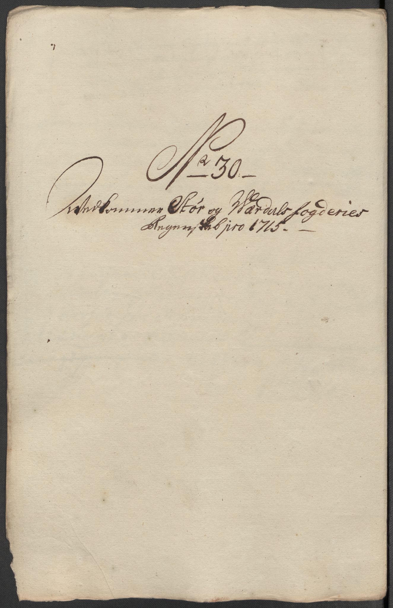 Rentekammeret inntil 1814, Reviderte regnskaper, Fogderegnskap, AV/RA-EA-4092/R62/L4205: Fogderegnskap Stjørdal og Verdal, 1715, p. 254