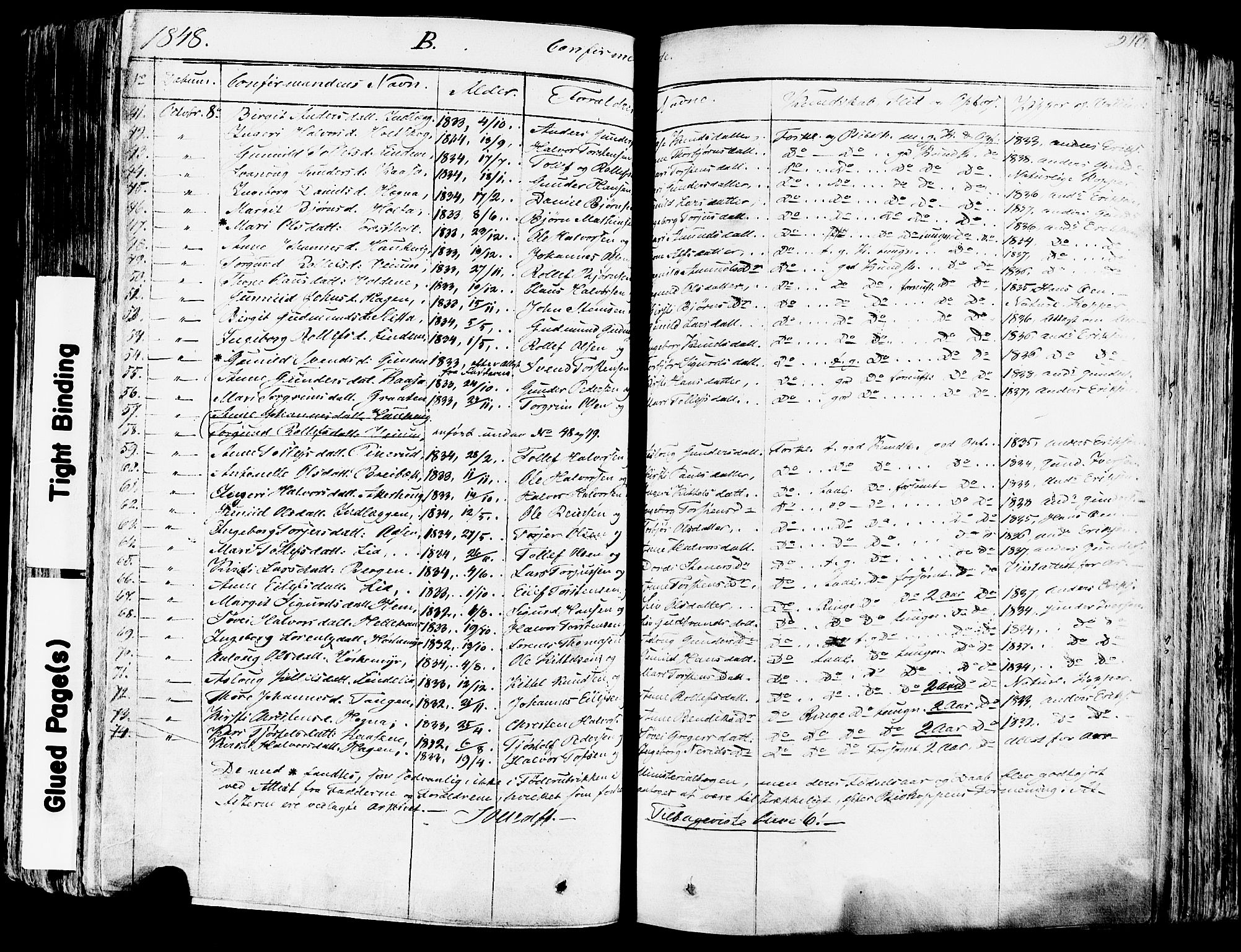 Sauherad kirkebøker, SAKO/A-298/F/Fa/L0006: Parish register (official) no. I 6, 1827-1850, p. 210