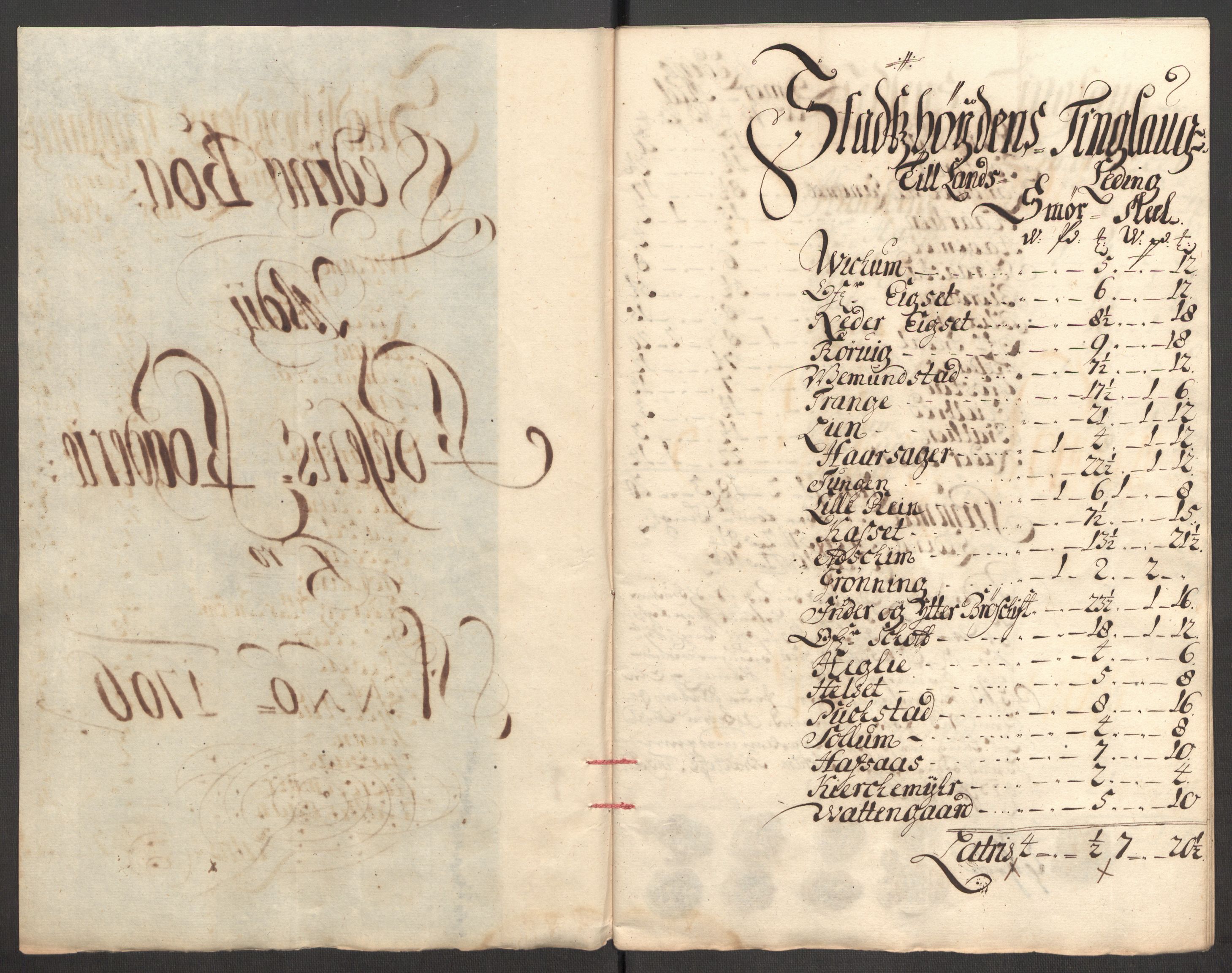 Rentekammeret inntil 1814, Reviderte regnskaper, Fogderegnskap, RA/EA-4092/R57/L3857: Fogderegnskap Fosen, 1706-1707, p. 107