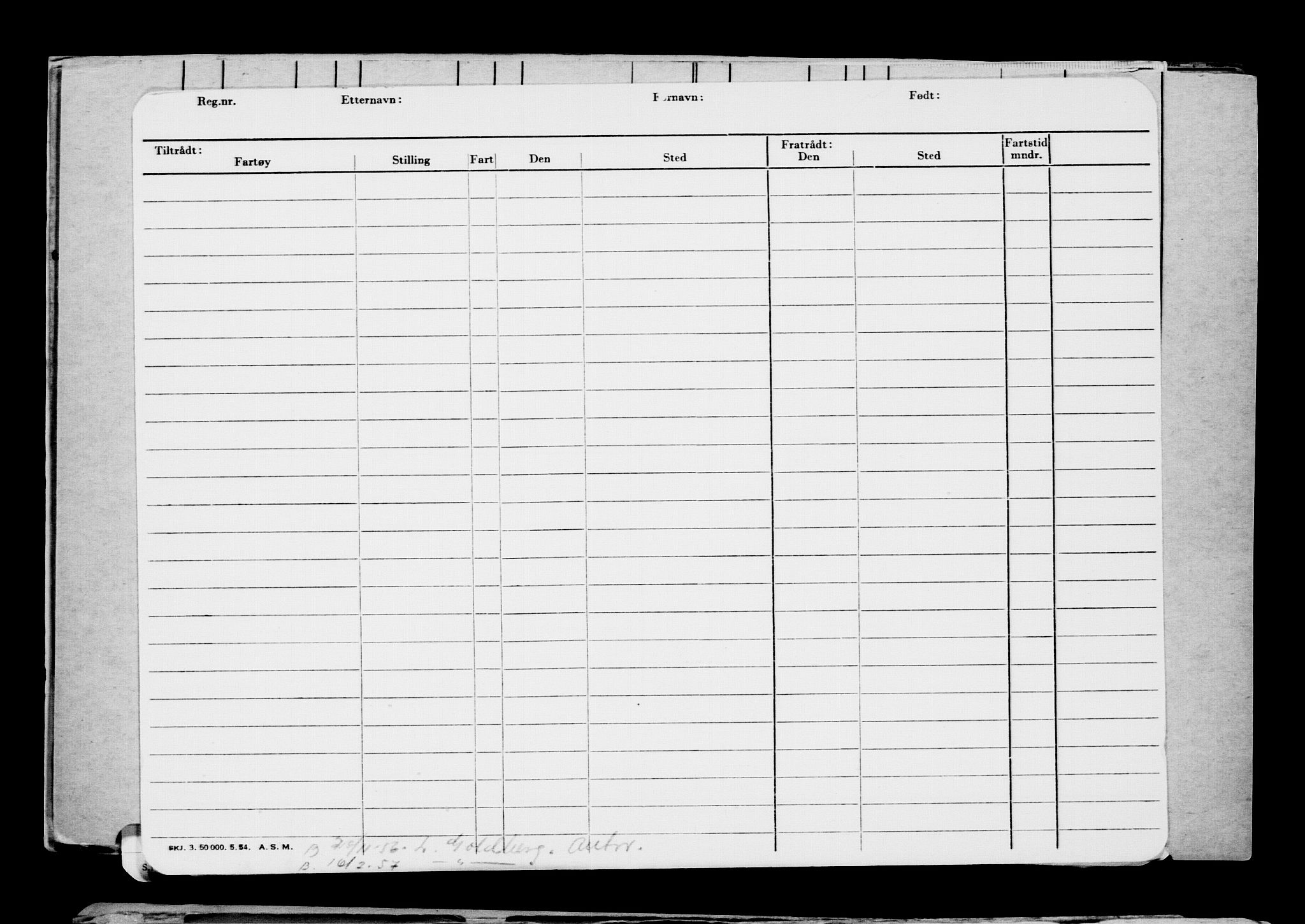 Direktoratet for sjømenn, AV/RA-S-3545/G/Gb/L0201: Hovedkort, 1921-1922, p. 239