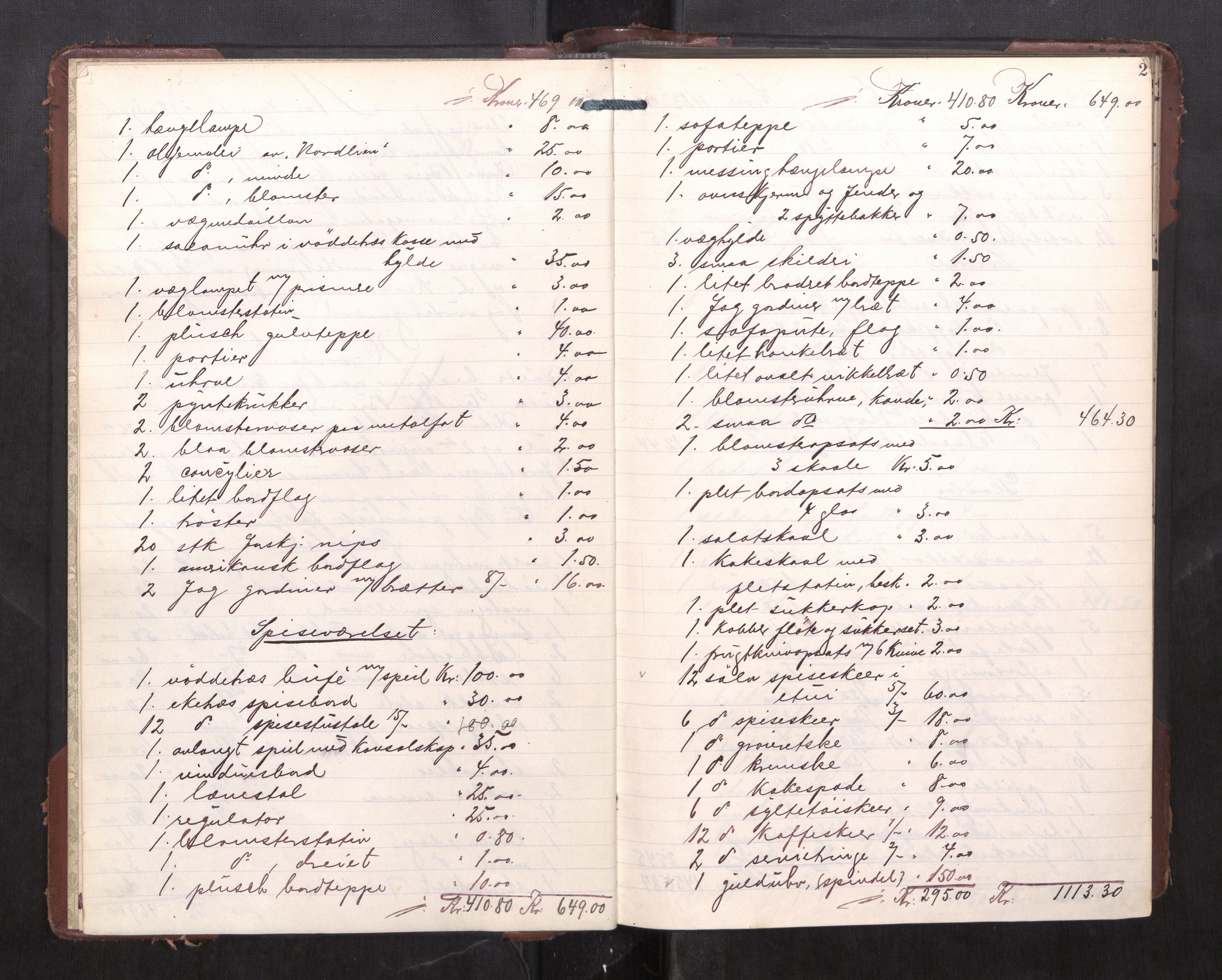 Trondheim byfogd, AV/SAT-A-0003/1/3/3C/L0030: Skifteregistreringsprotokoll - 29/8-26/9. (u/ register), 1910-1913, p. 2